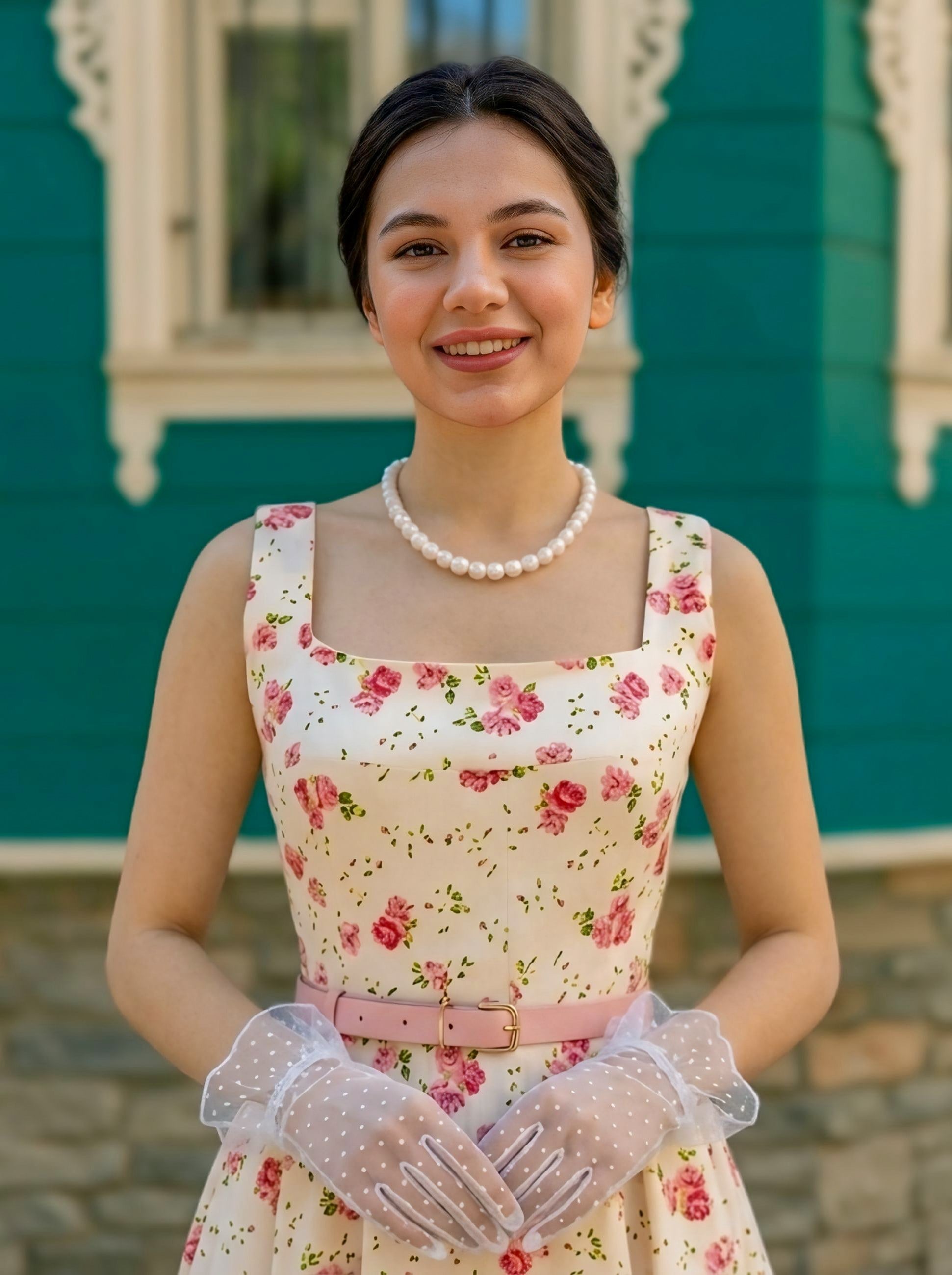 Çiçekli Elbise