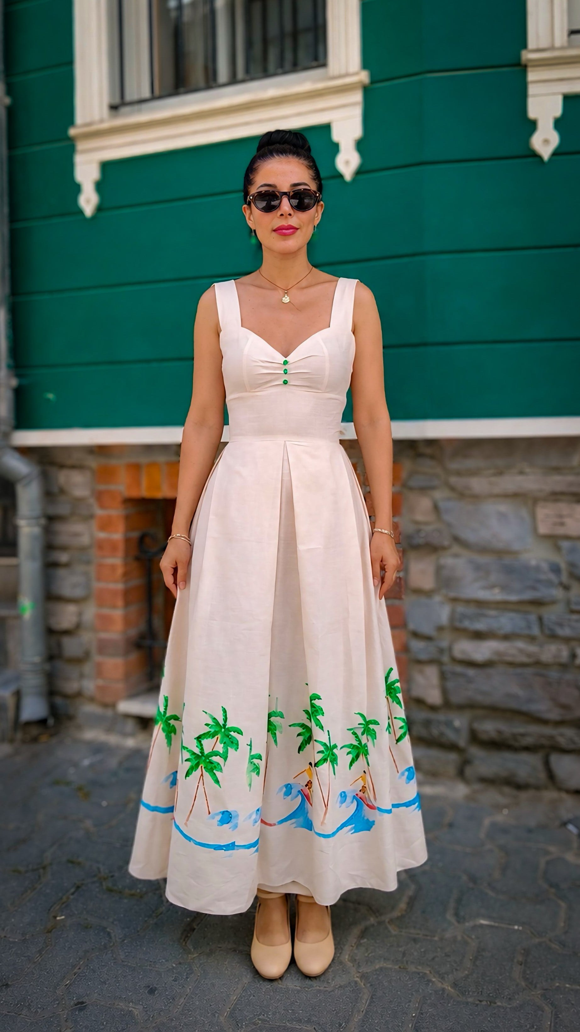 Cindy Uzun Elbise