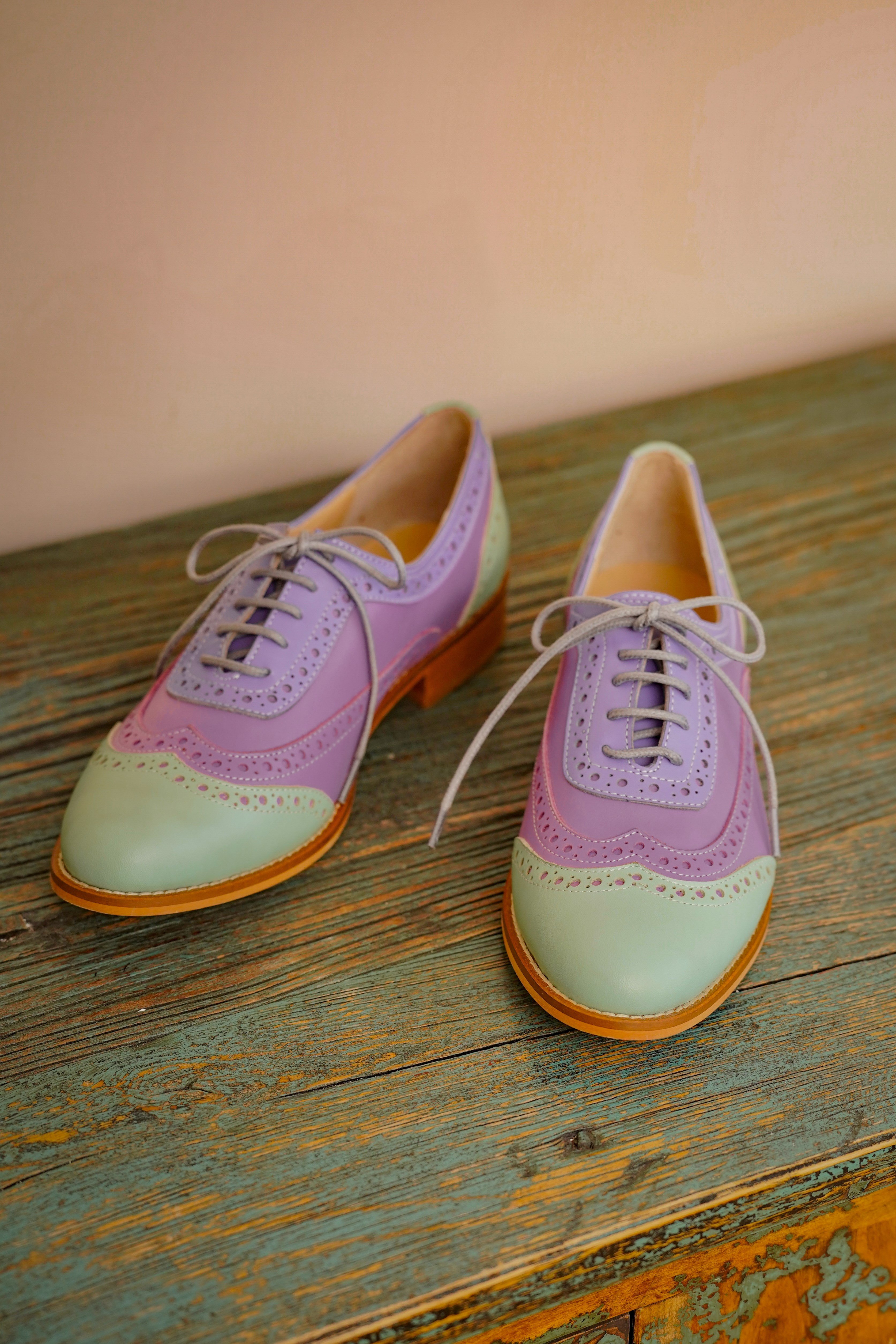 Orlando Lila Oxford Ayakkabı