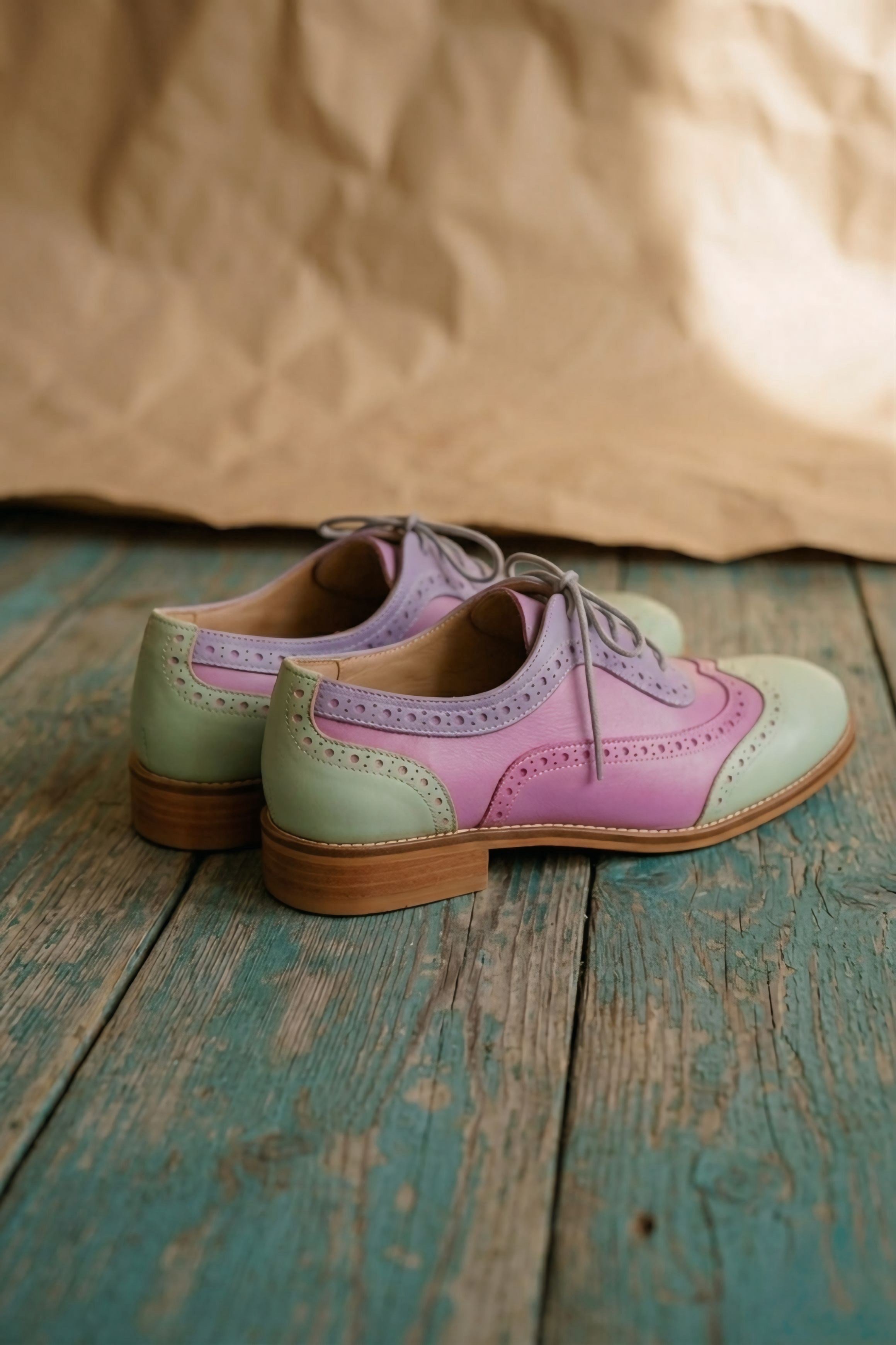 Orlando Lila Oxford Ayakkabı
