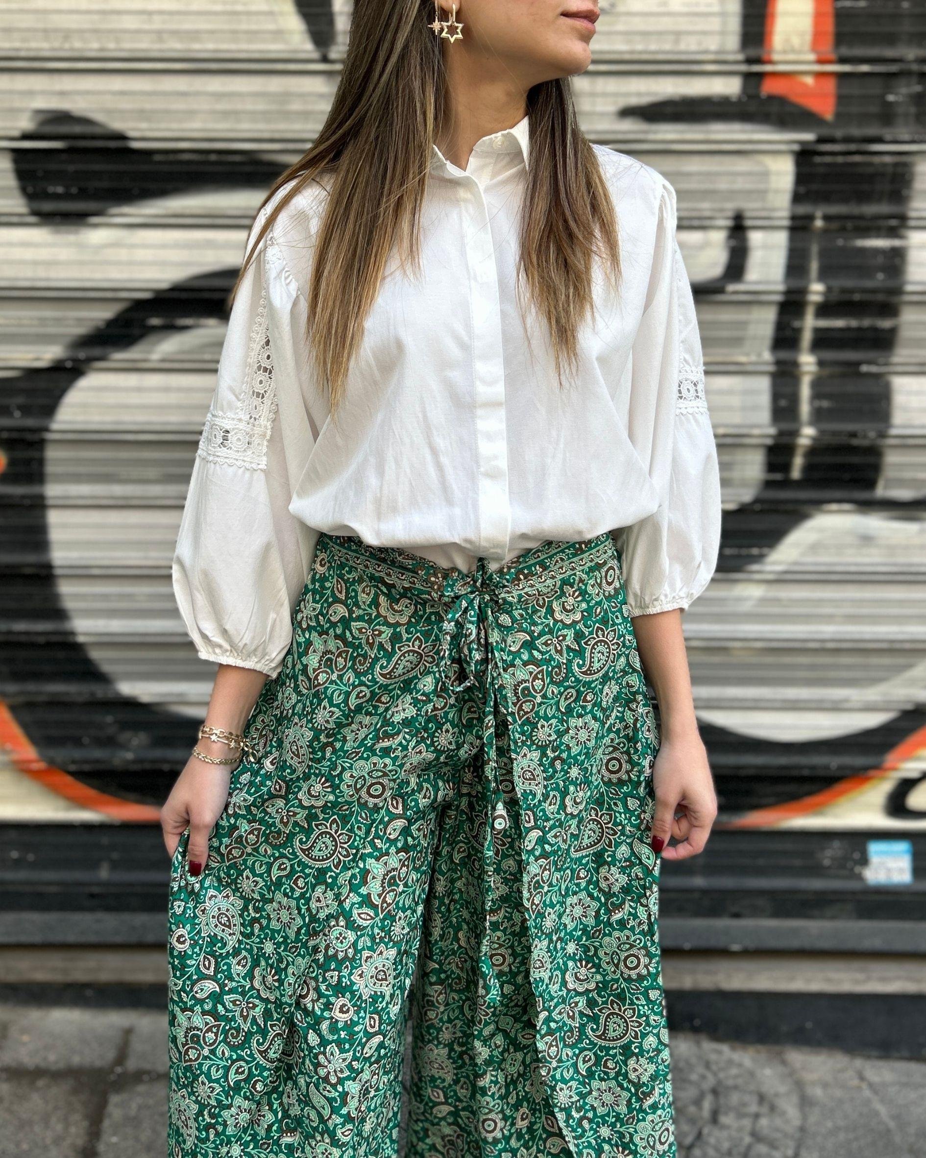 Paisley Desenli Etek/Pantolon