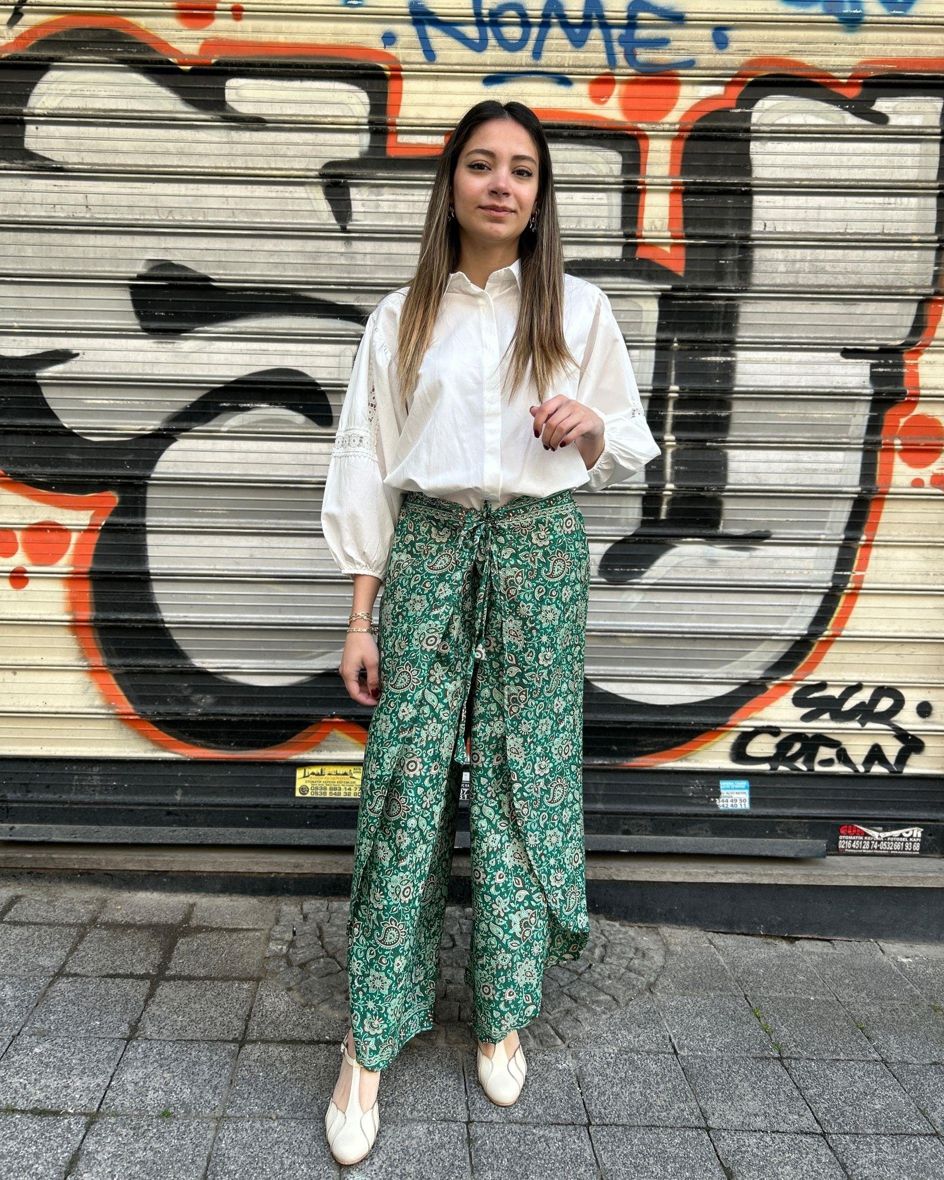 Paisley Desenli Etek/Pantolon