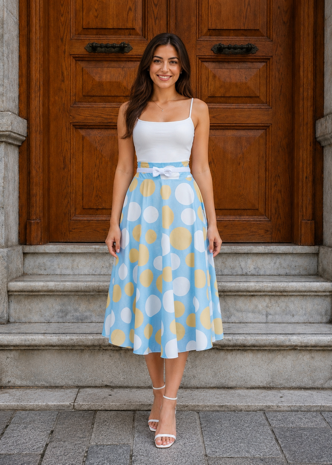 Puantiyeli Etek