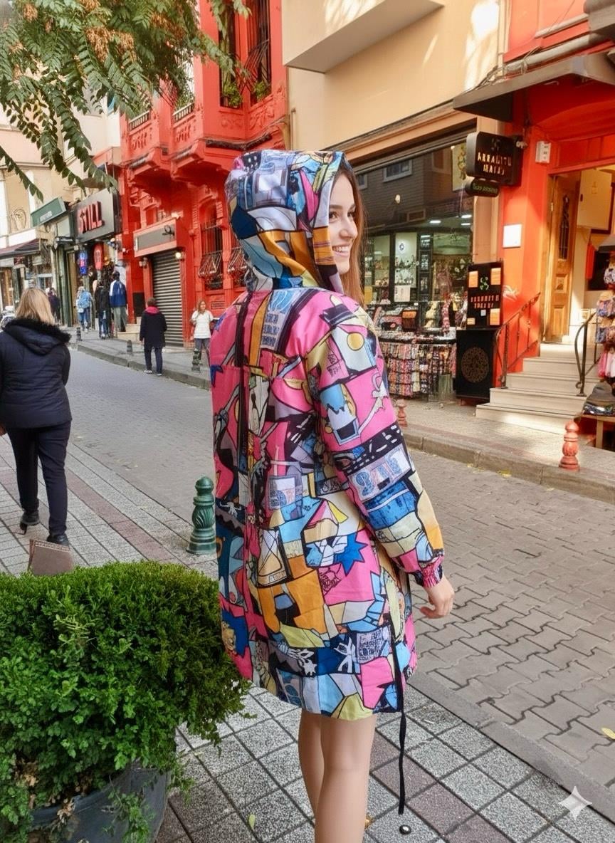 Rengarenk Yağmurluk