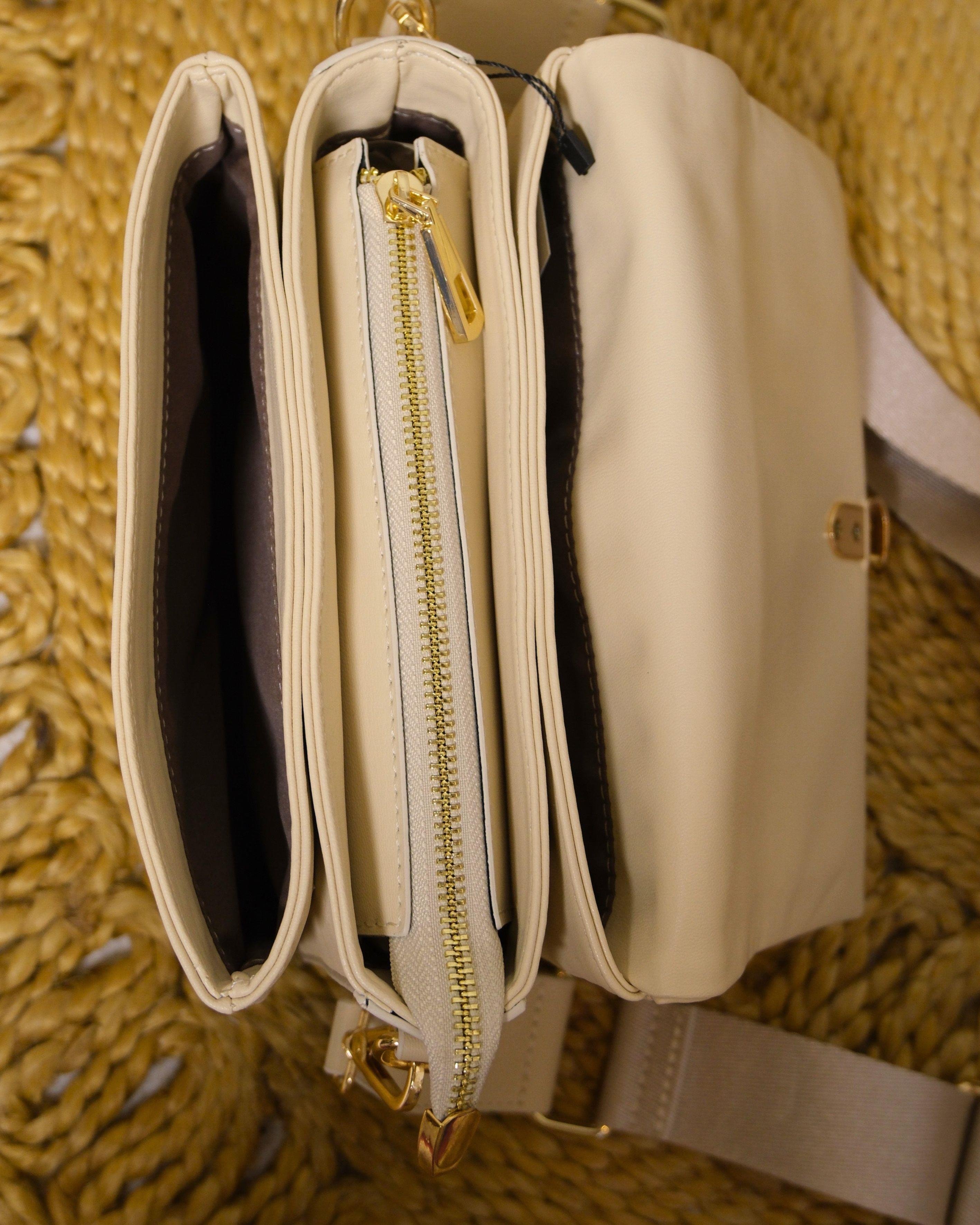 Vanilya Krema Clutch Çanta