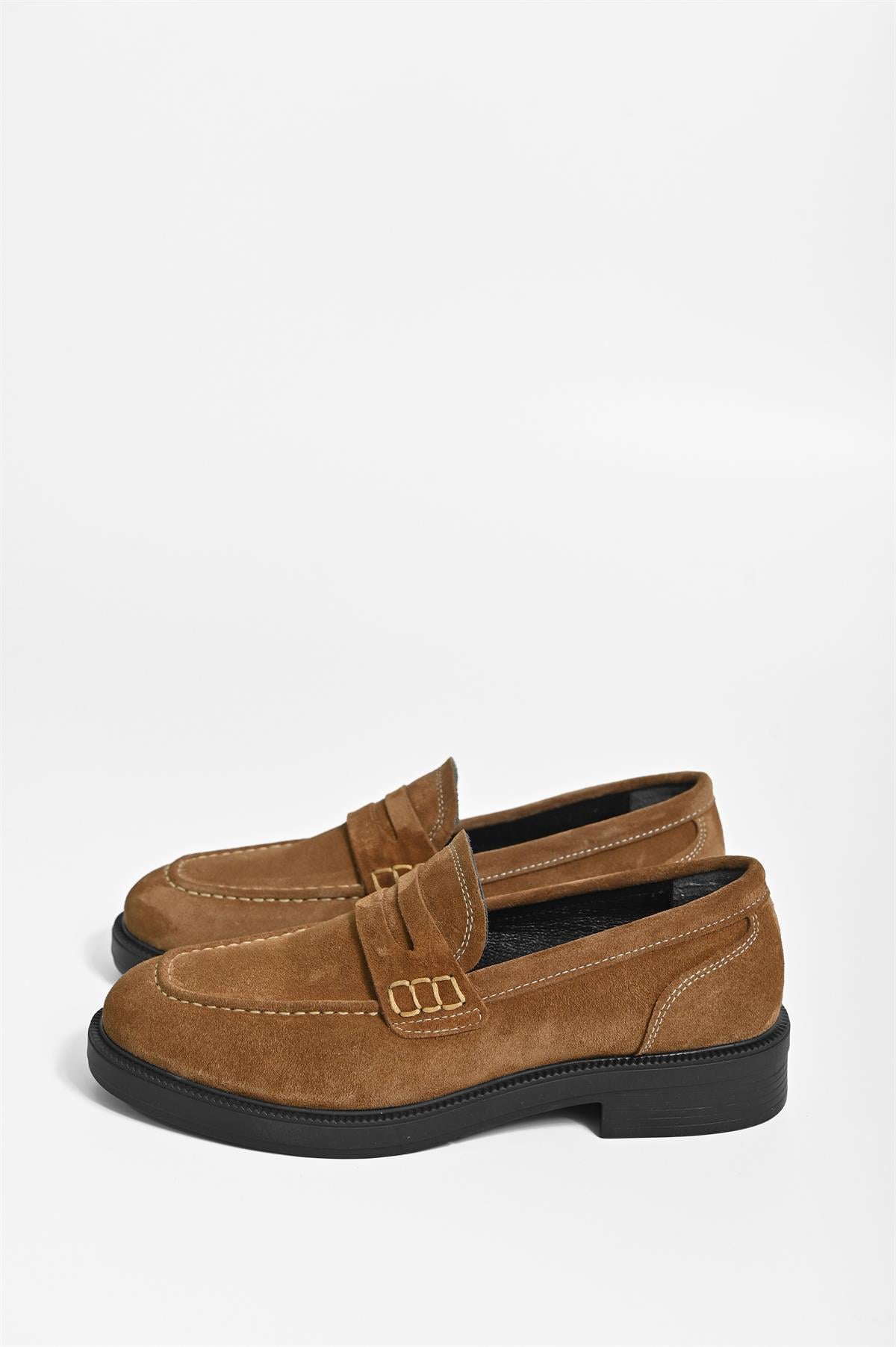 6254 KADIN TABA SÜET LOAFER