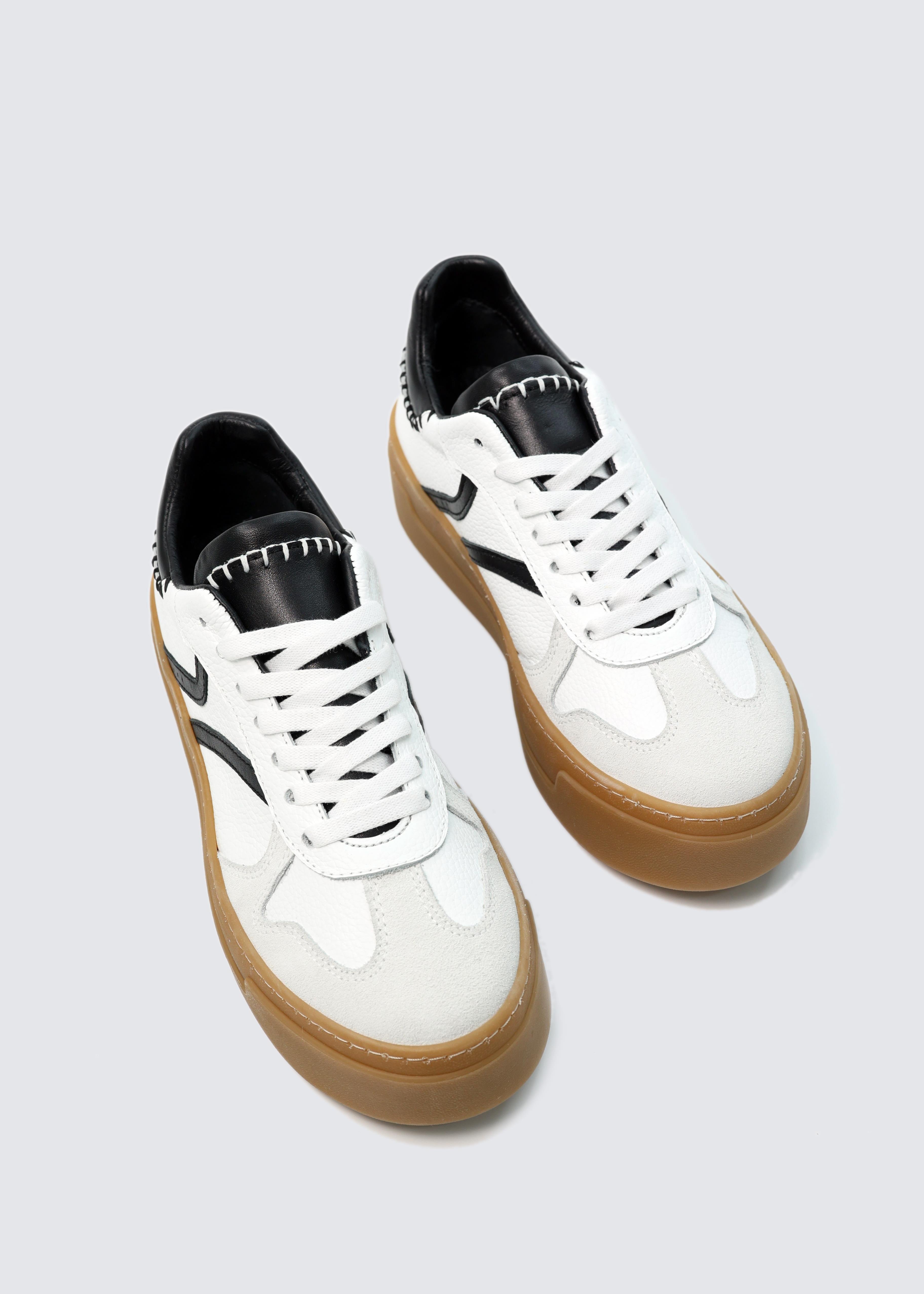 7172 BEYAZ DERİ SNEAKER