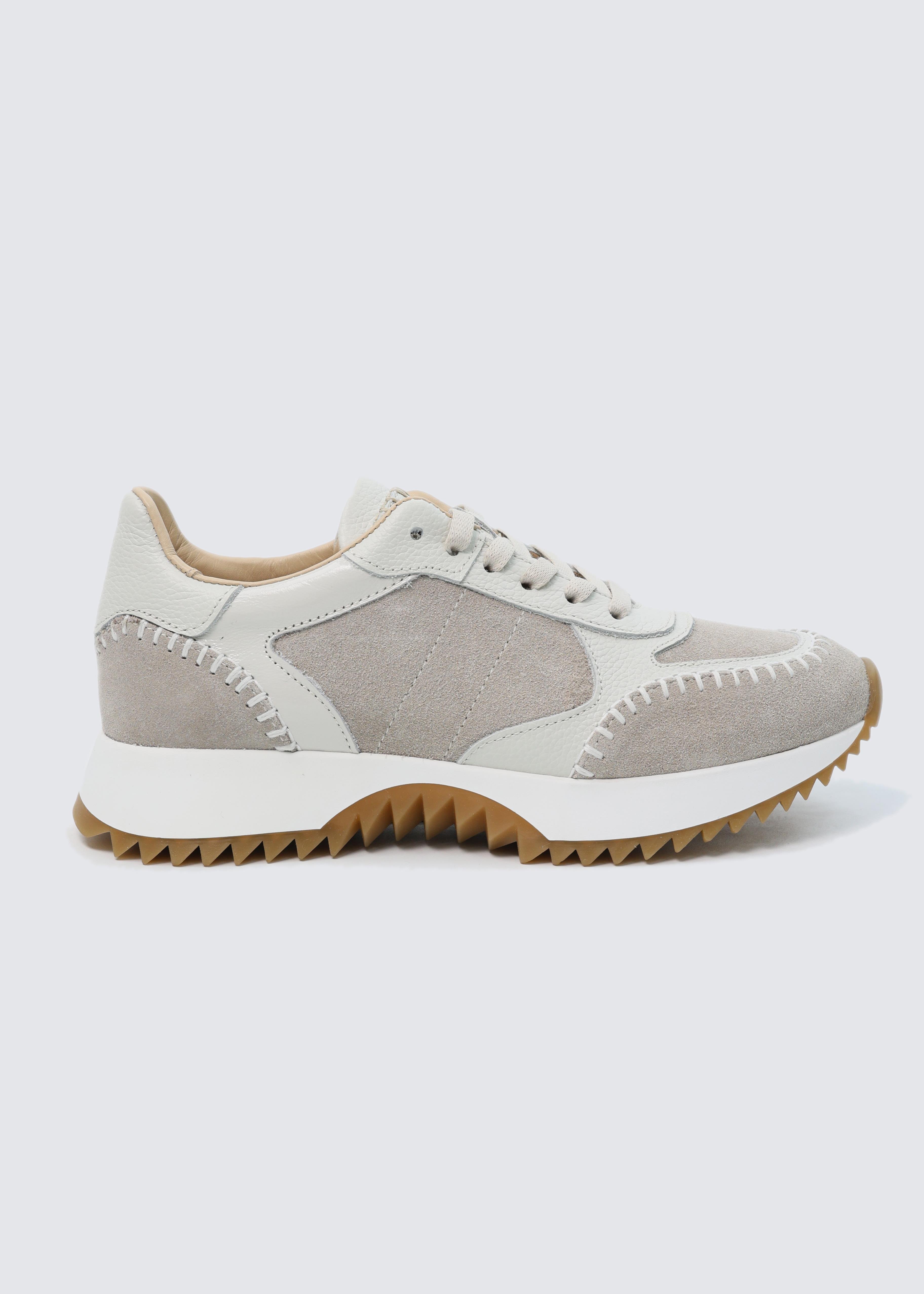 7229 BEJ DERİ SNEAKER