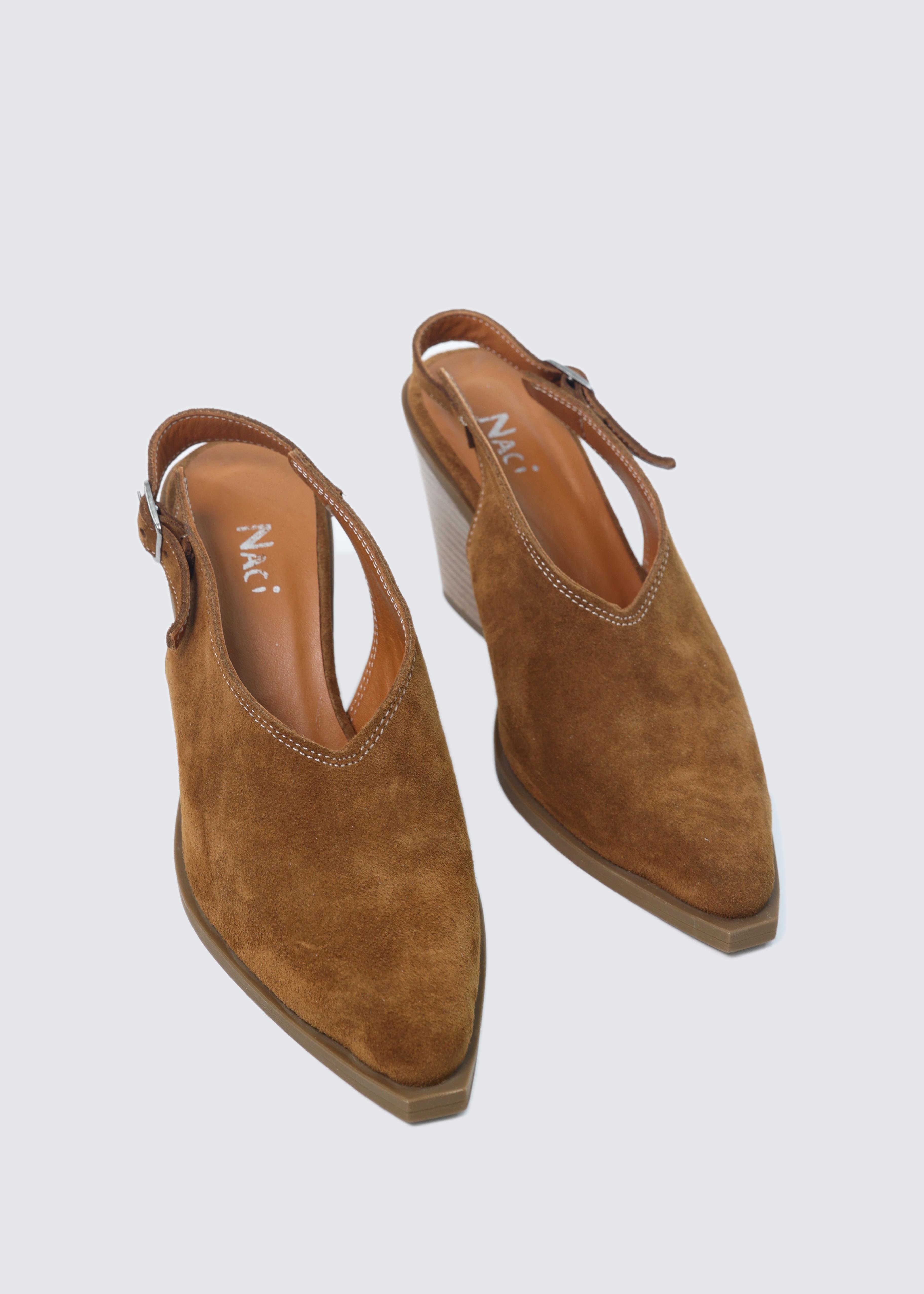 7305 TABA SÜET DERİ WESTERN SABO SANDALET