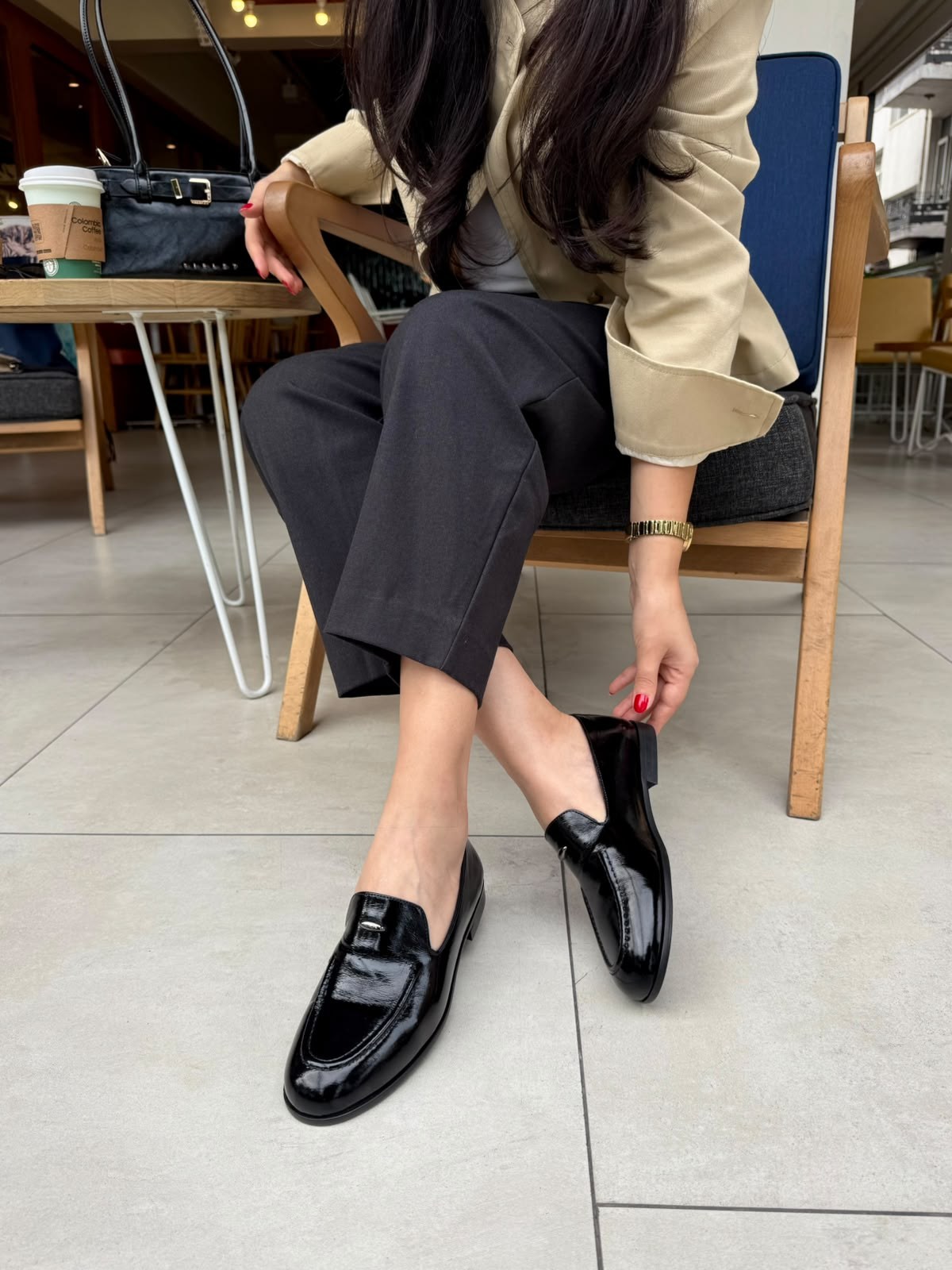 8188 SİYAH RUGAN DERİ LOAFER AYAKKABI