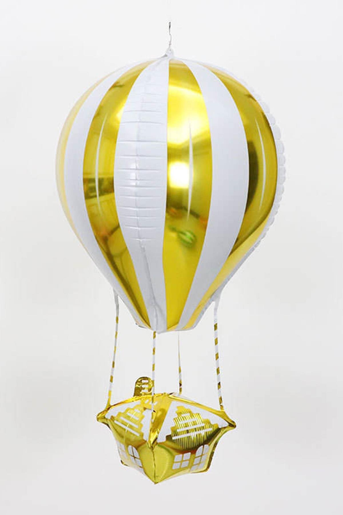 22 İnç Uçan Balon Temalı Sarı Folyo Balon 88-28 Cm