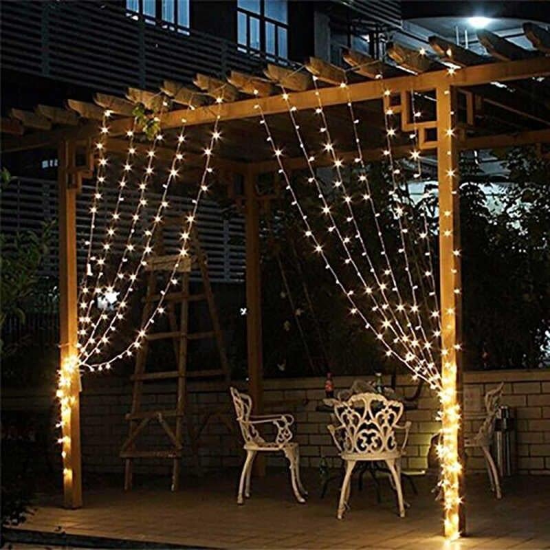 3x2 Metre Perde Led Işık 8 Animasyonlu Kontrol Kumandalı Fişli Eklenebilir, Düğün Nişan Kına