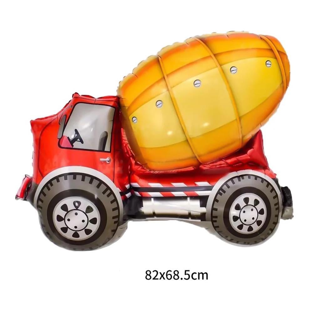 Beton Mikseri Folyo Balon 80 cm İnşaat Temalı Parti Malzemesi