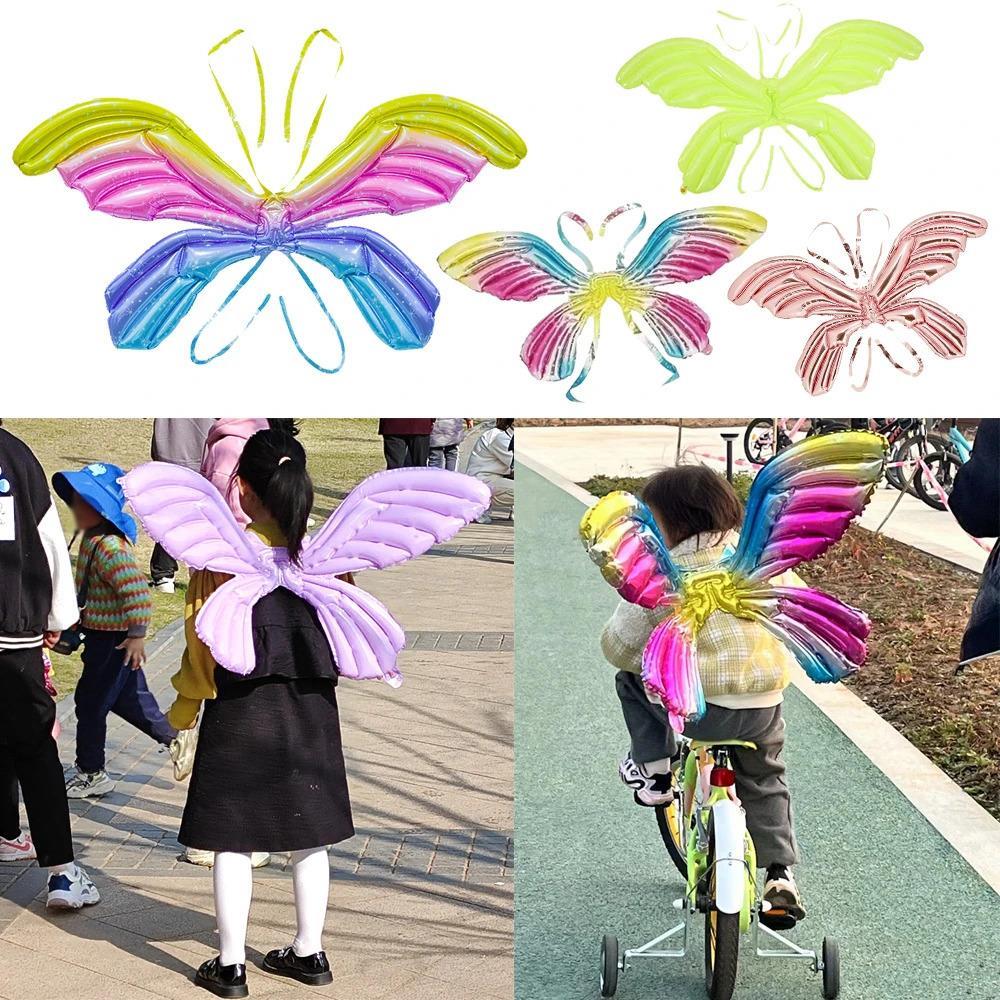 Büyük Boy Mor Kelebek Kanat Folyo Balon