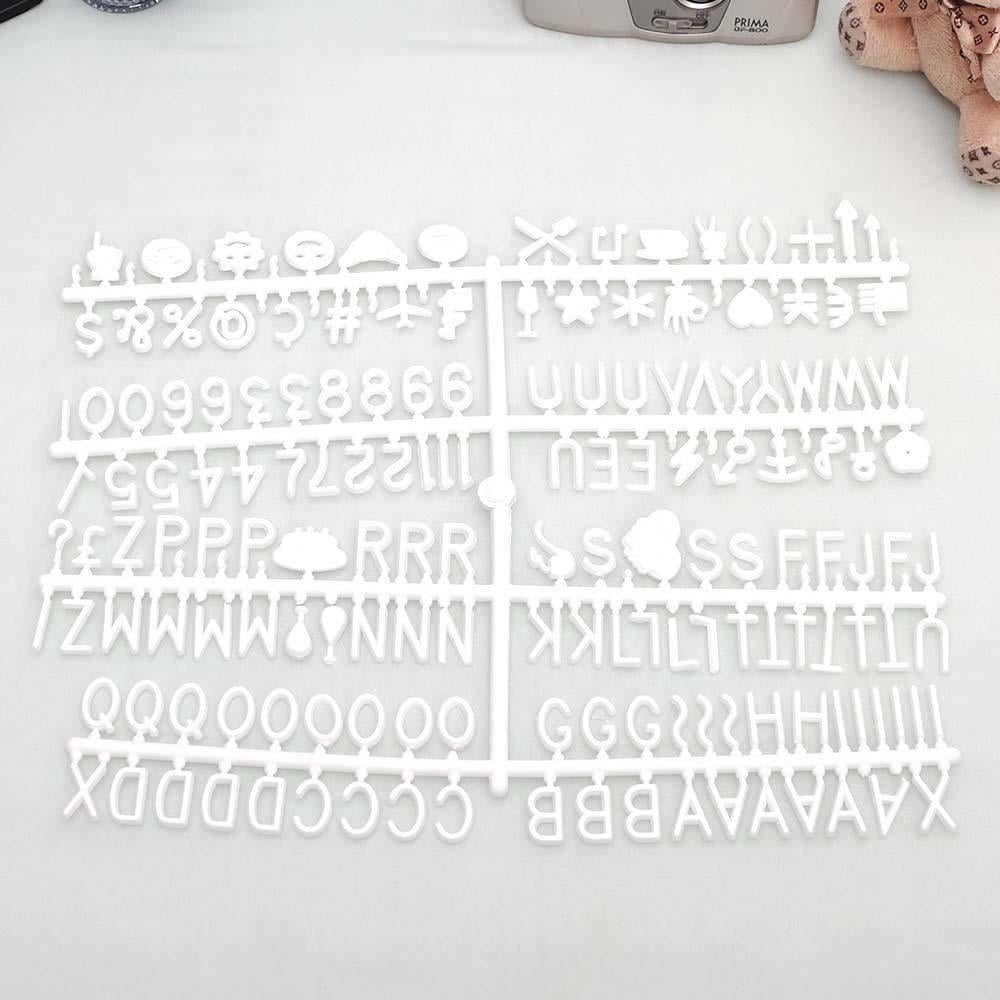 Emojili Beyaz Harf Seti, Yazı Panosu İçin