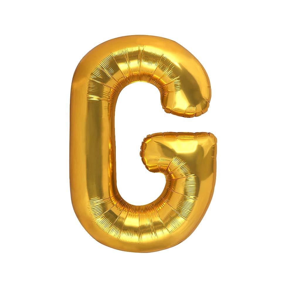 G Harf Gold Folyo Balon 32-34 Inc 82 cm