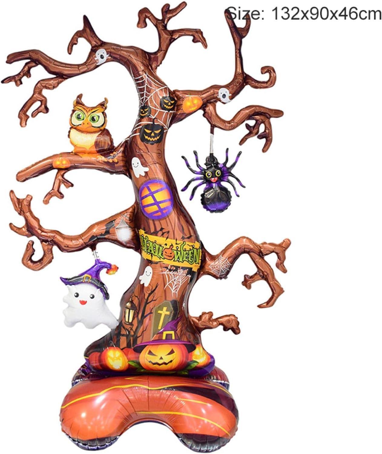 Halloween Cadılar Bayramı Ağaç Ayaklı Büyük Boy Folyo Balon 132x90x46 cm