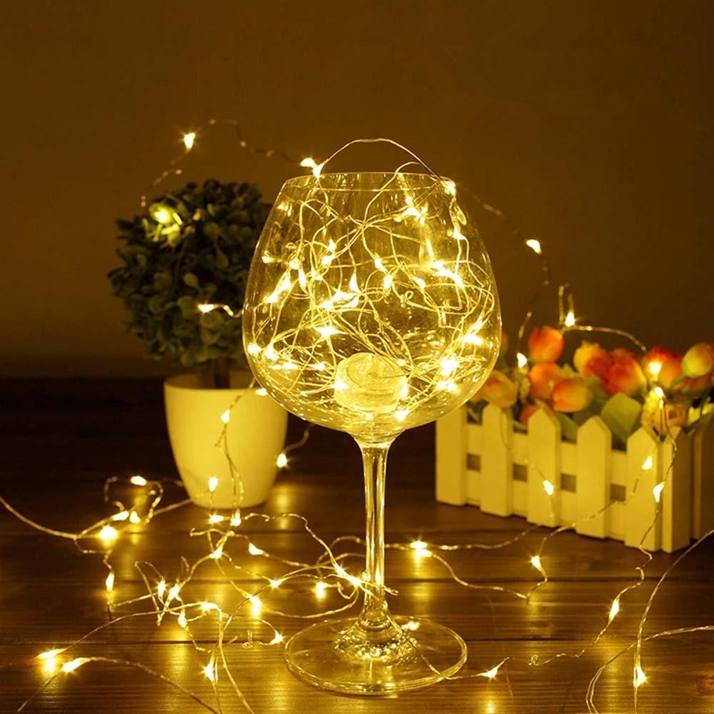 Led Işıklı Peri Tel (Tel Led) 10 metre Günışığı