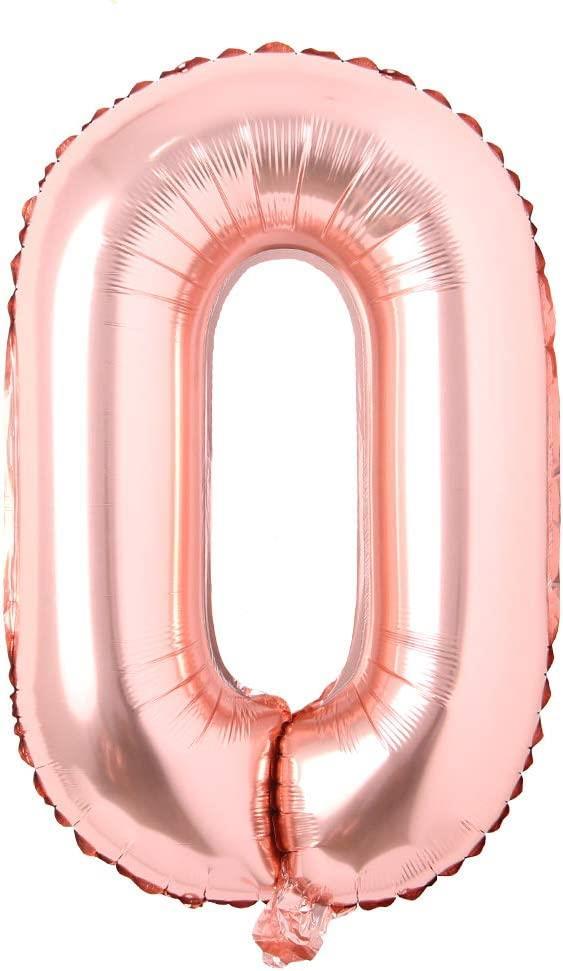 O Harf Rose Gold Folyo Balon16 İnç 36 cm