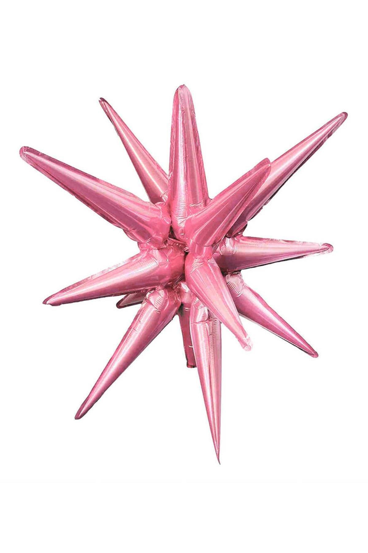Pembe Kutup Yıldızı Folyo Balon 27 İnç 60 Cm