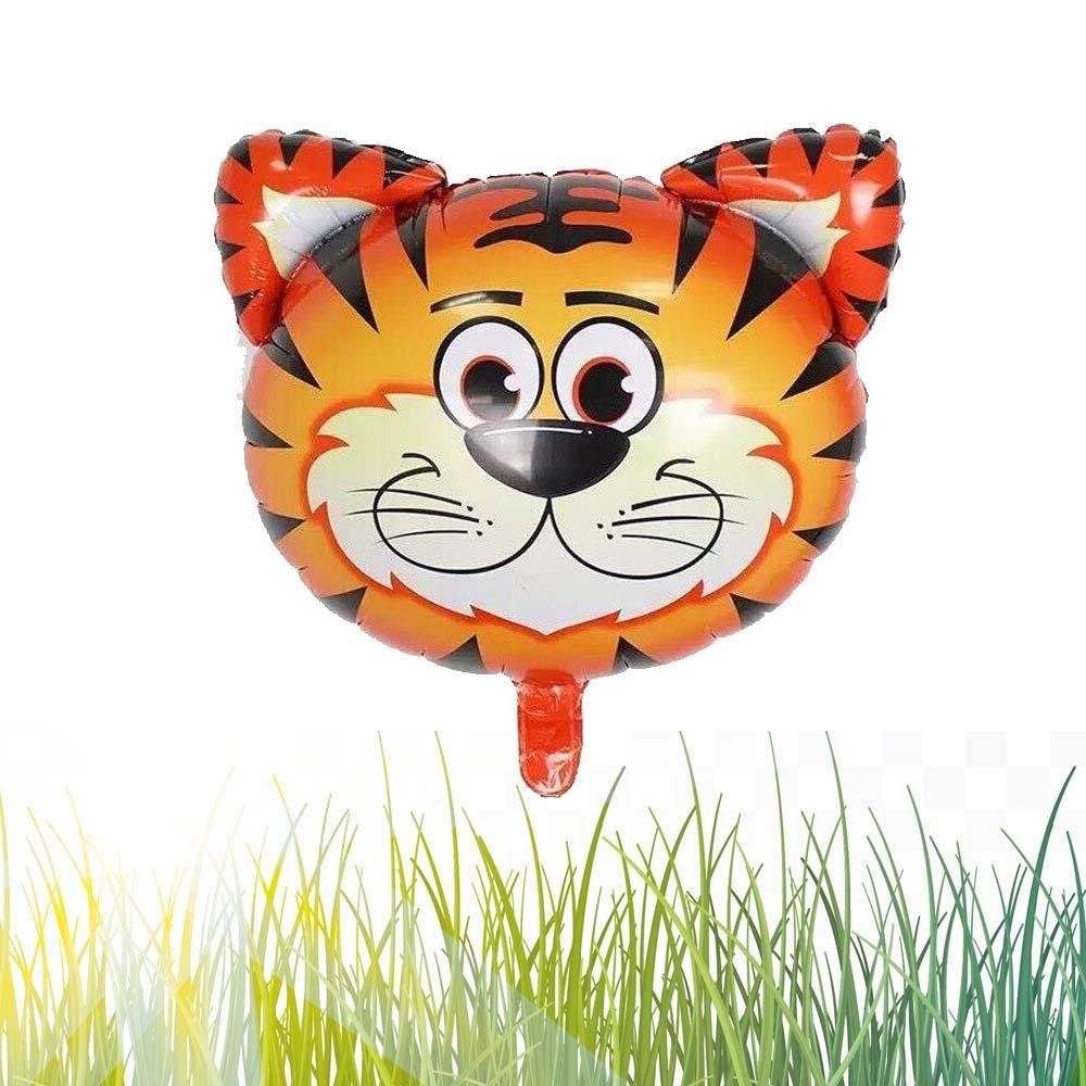 Safari Kafa Kaplan Folyo Balon 55 cm - 22 inç