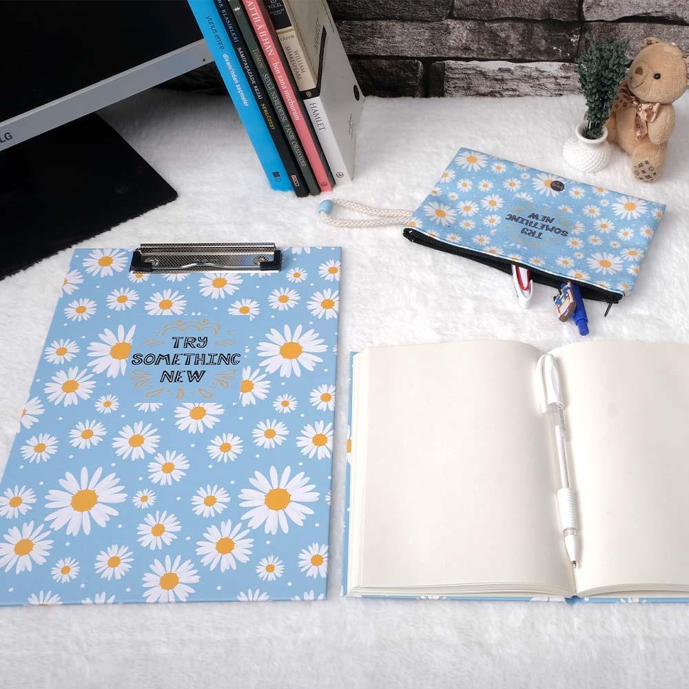 Try Something New Tasarımlı Sekreterlik Defter Kalemlik Hediye Seti
