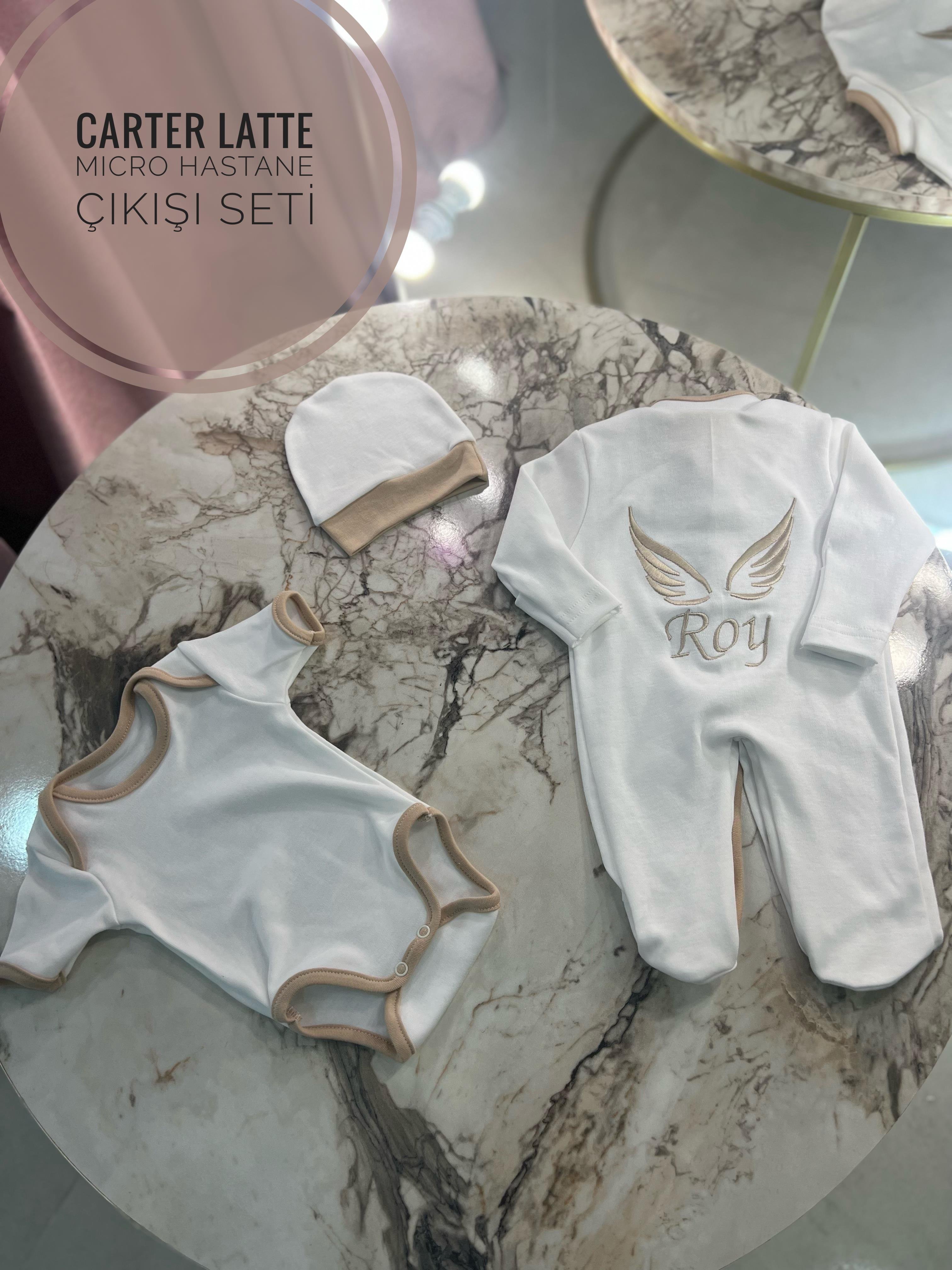 Aniel Melek Kanatlı Biye Detaylı 10 lu Hastane Çıkış Seti