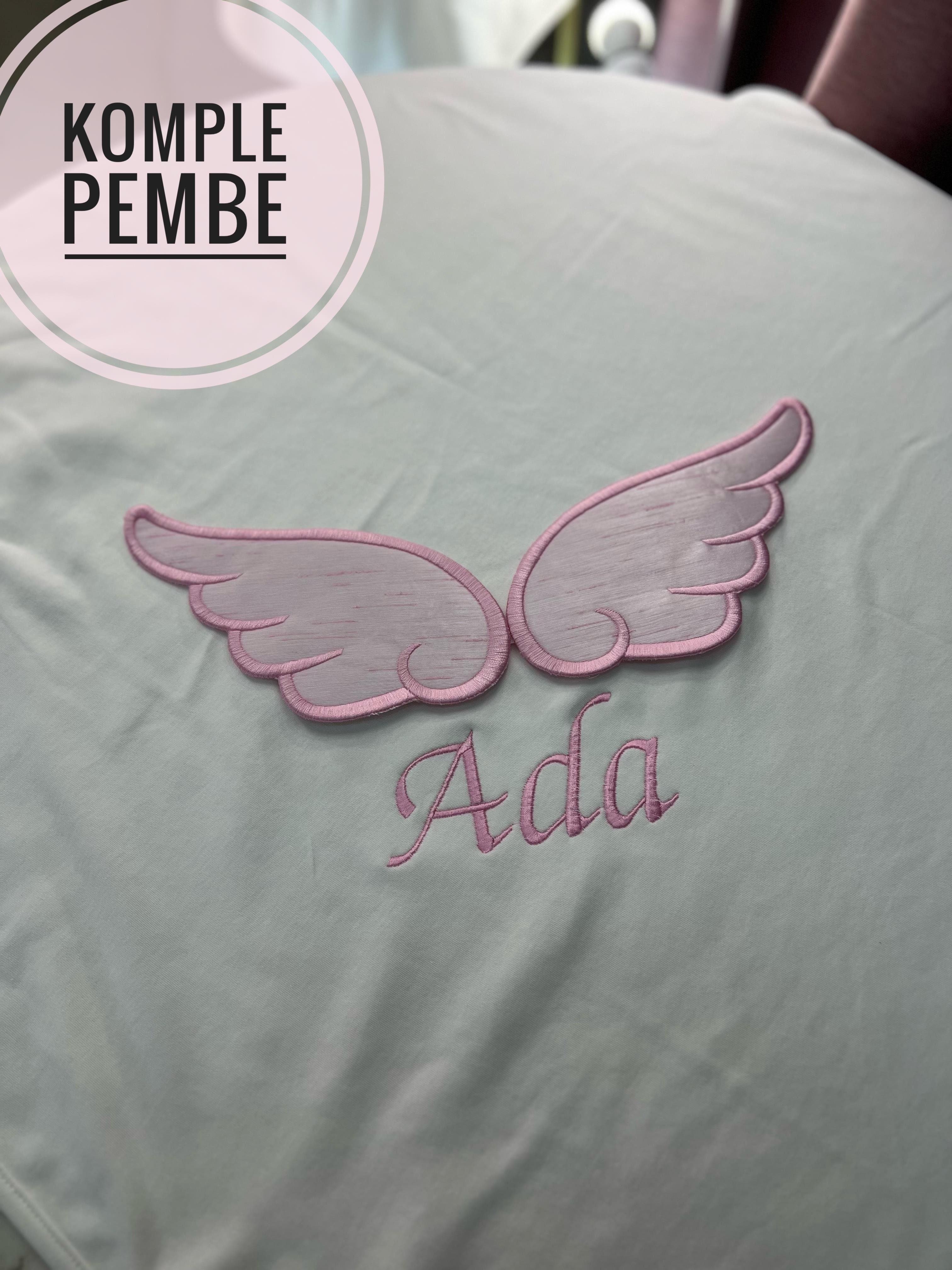 Ariel Nakışlı Melek Kanatlı Battaniye