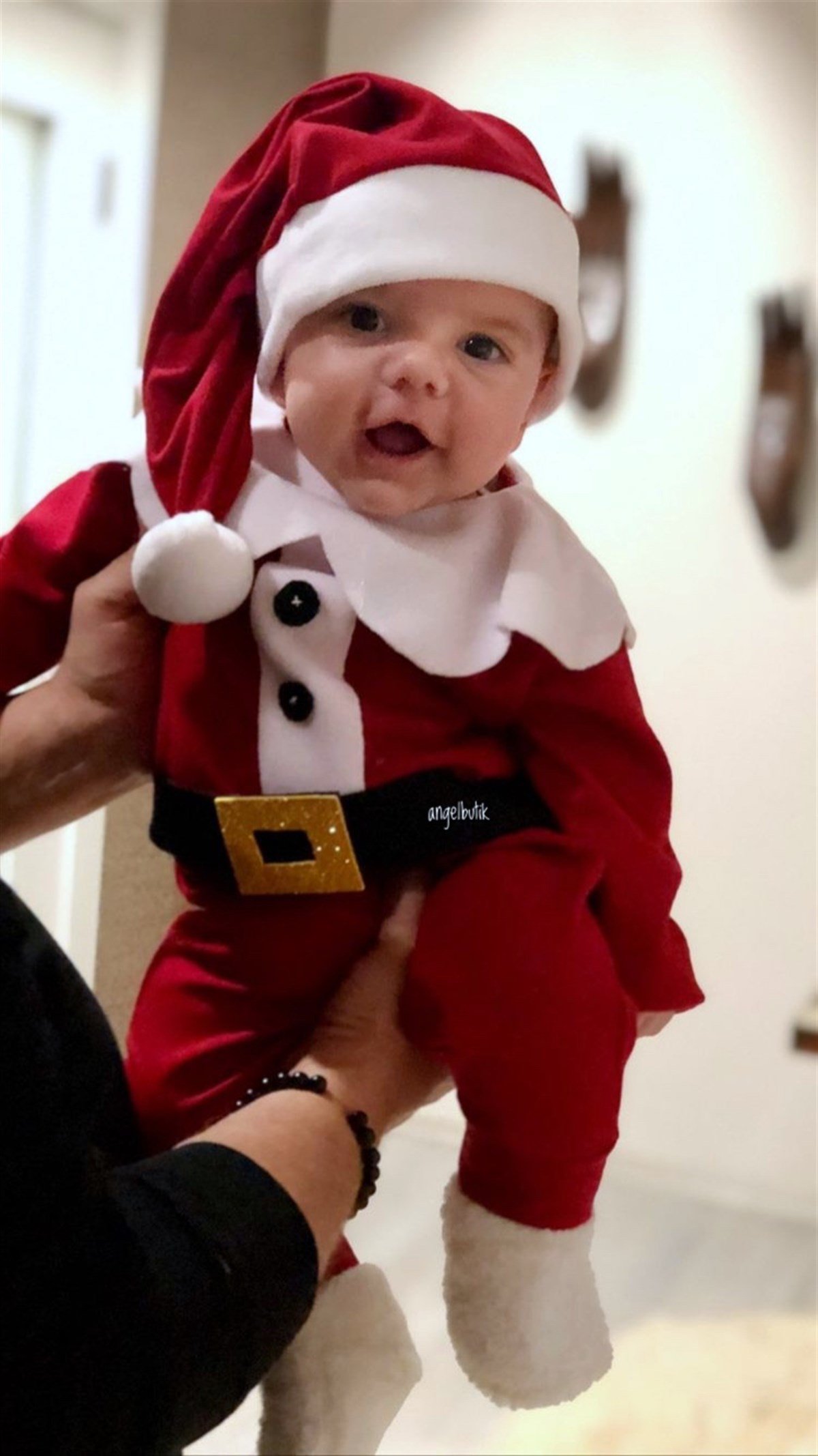 Baby Santa Yılbaşı Bebek Tulumu