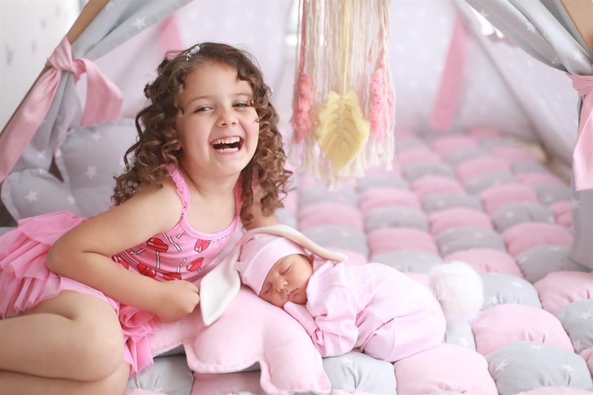 Blush Pembe Tavşan Bebek Tulum