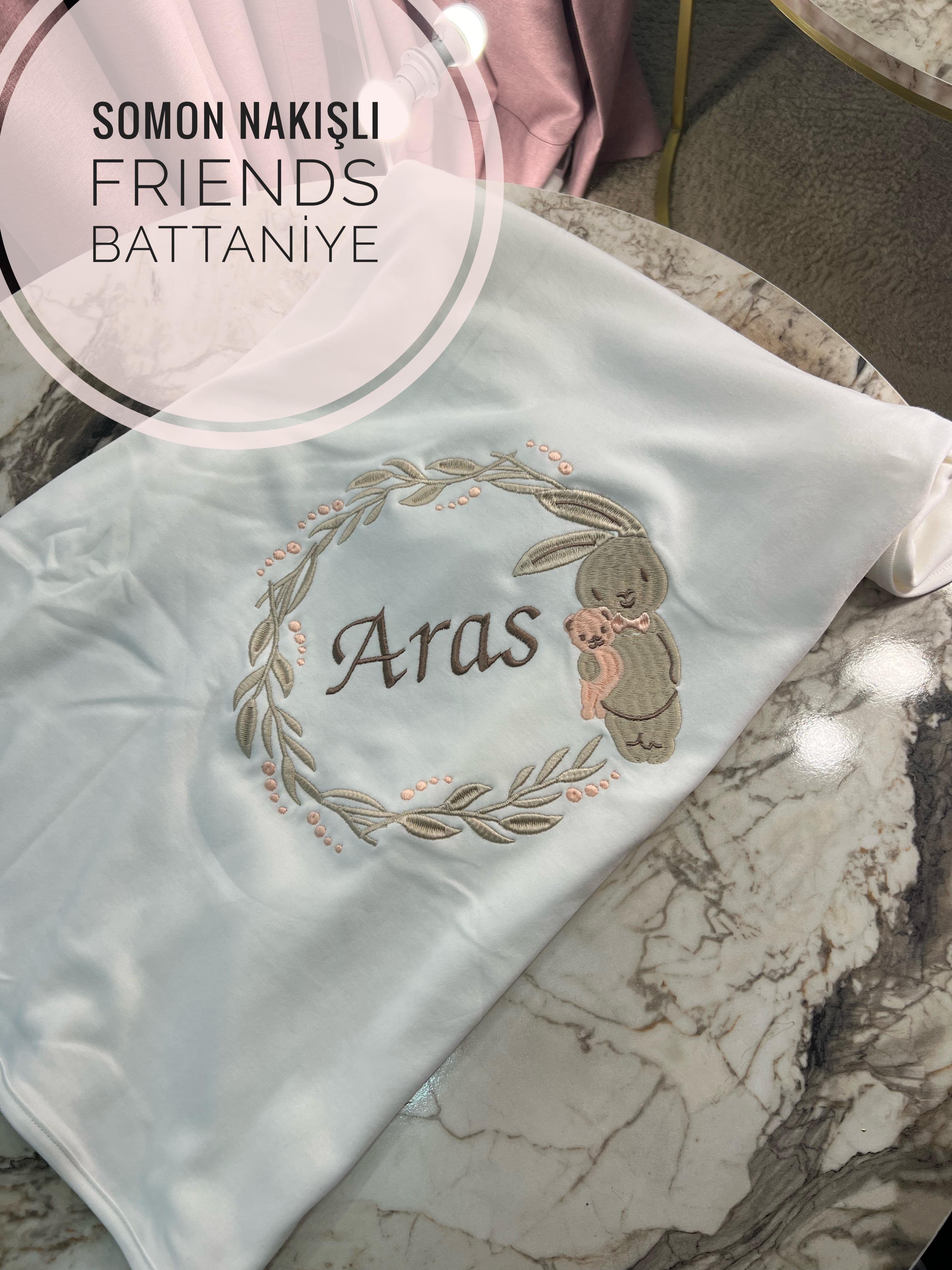 Friends Nakışlı Battaniye