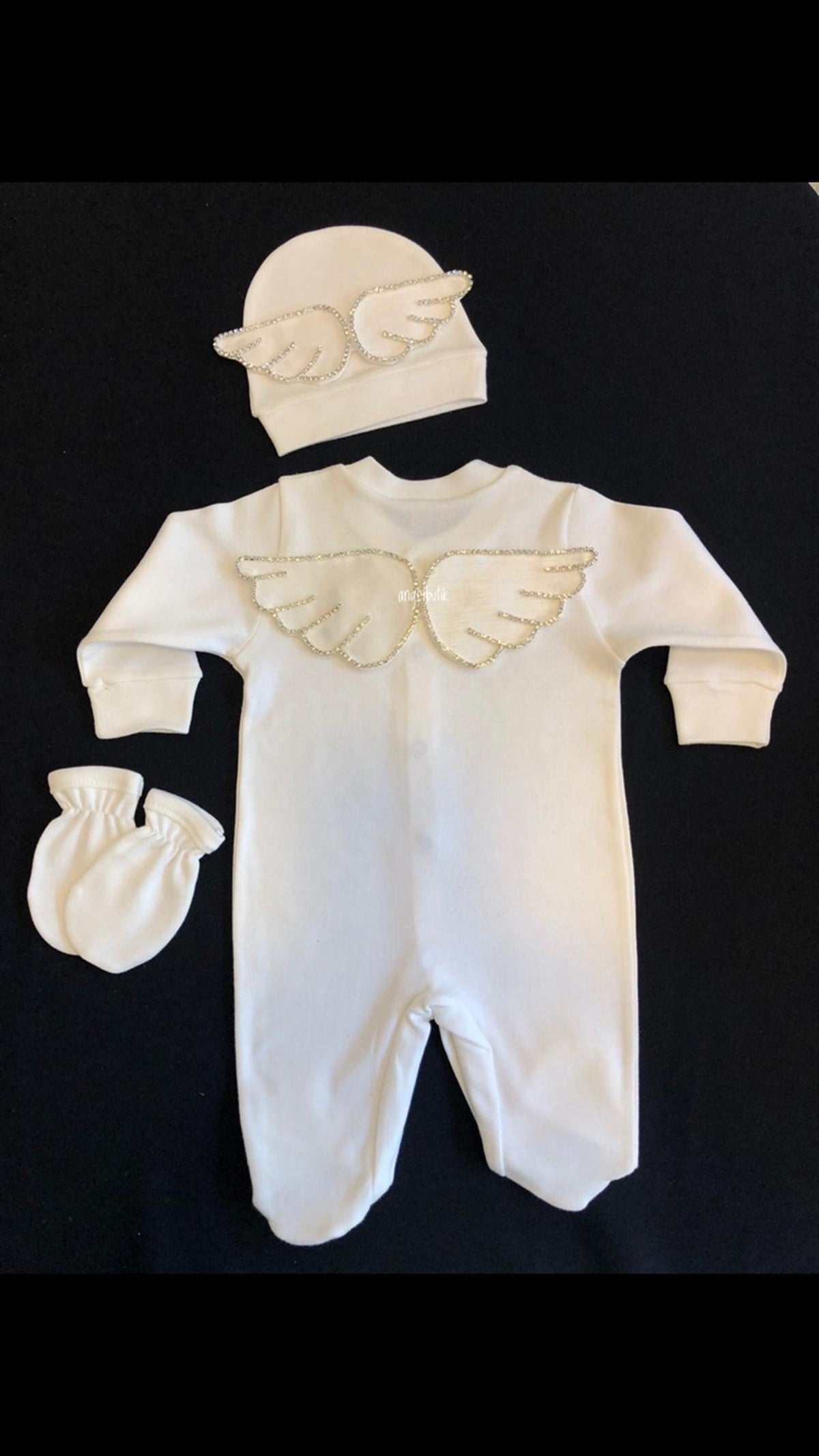 Glam Angel Melek Kanatlı Tulum Seti