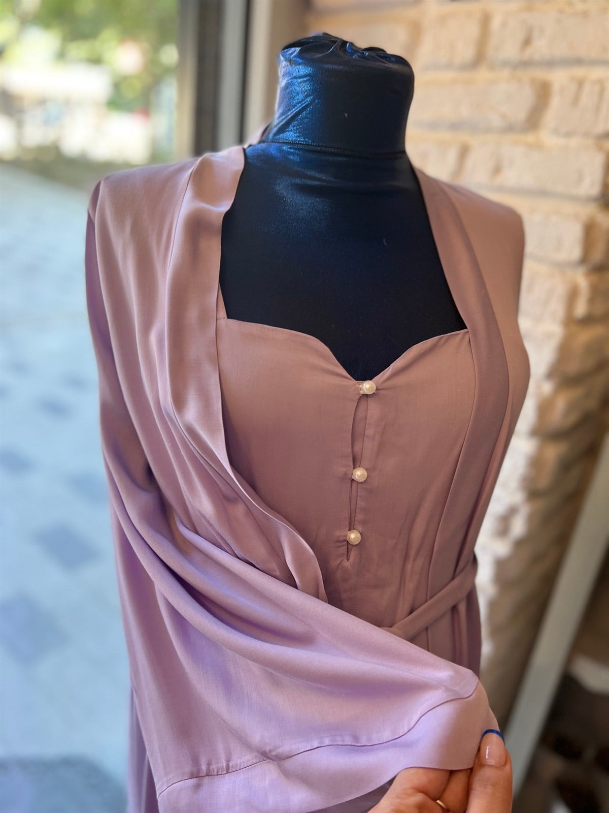 Lavender Gecelik Sabahlık