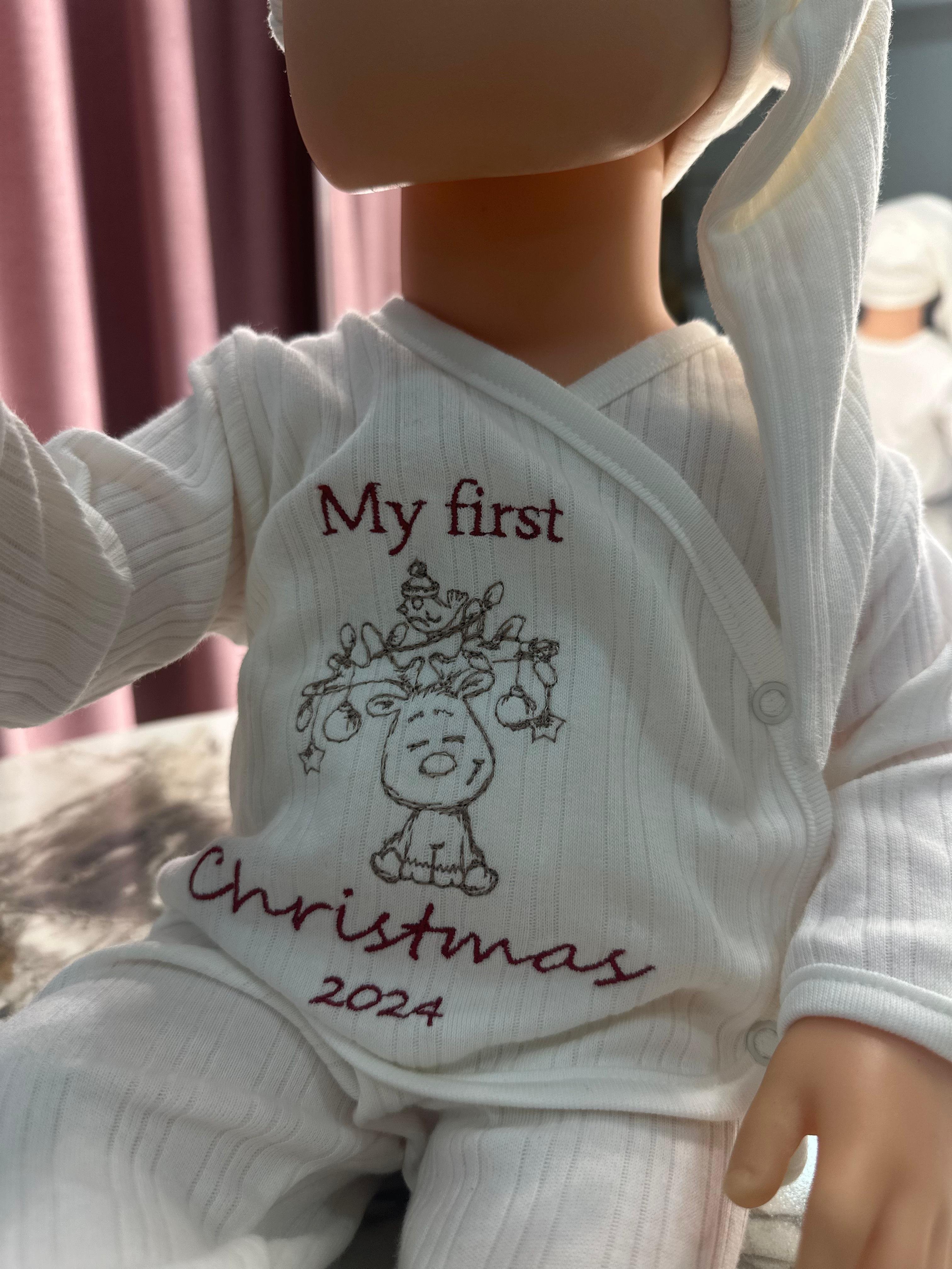 Little Deer My First Christmas 2 li Yılbaşı Eşortman Takımı