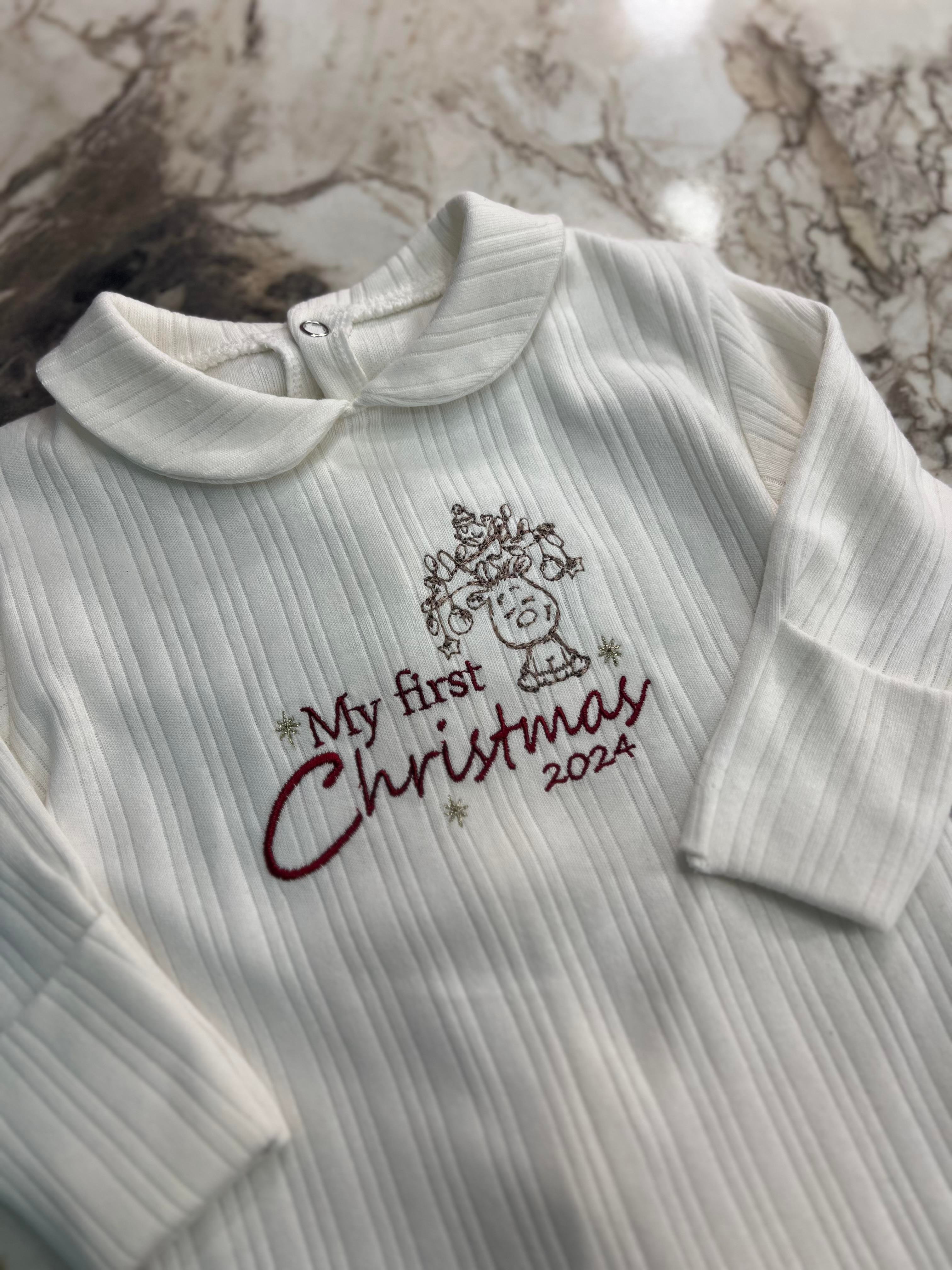 Little Deer My First Christmas Yılbaşı Pijama Seti