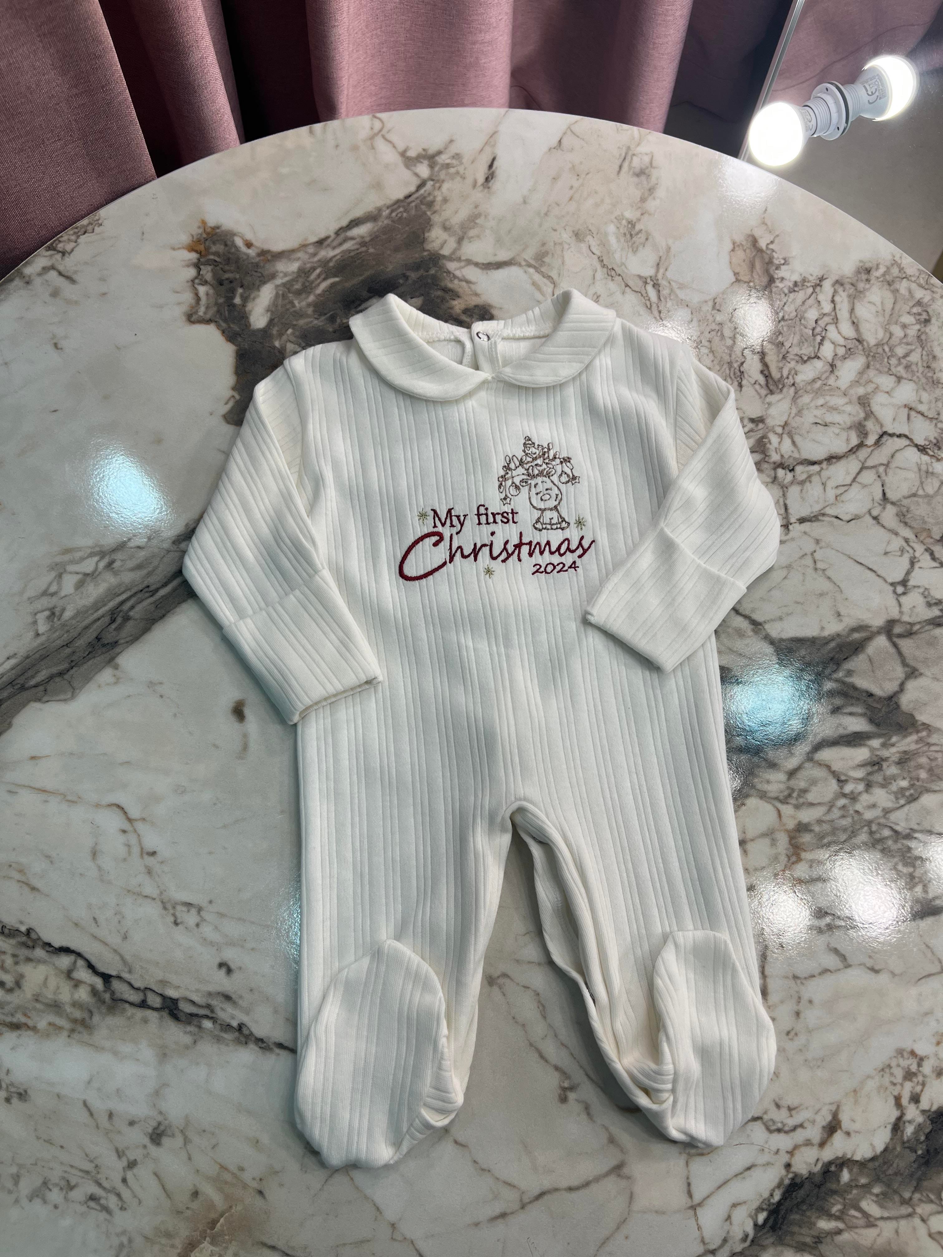 Little Deer My First Christmas Yılbaşı Pijama Seti