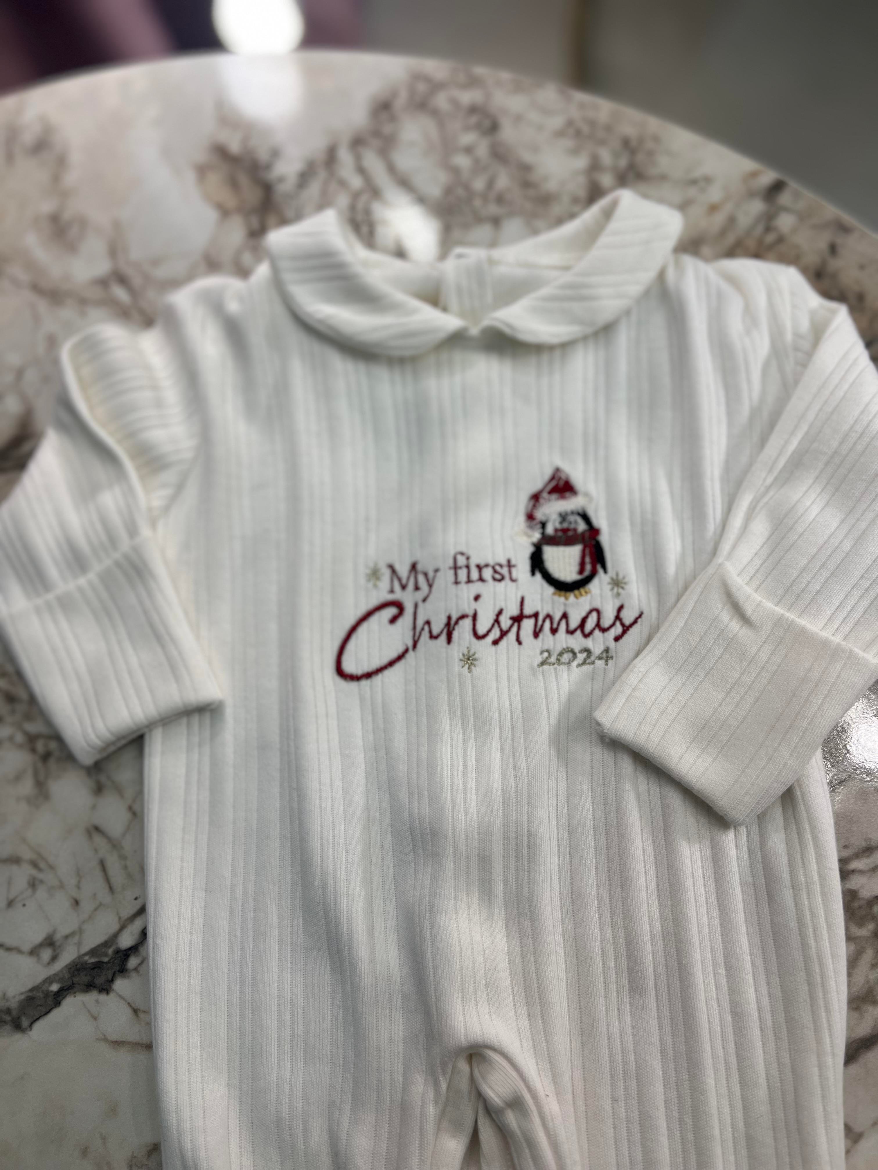 Little Penguin My First Christmas Yılbaşı Pijama Seti