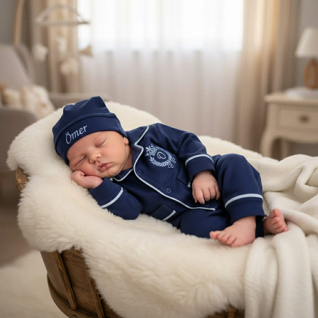 Lord Biye Detaylı Bebek Pijama Seti