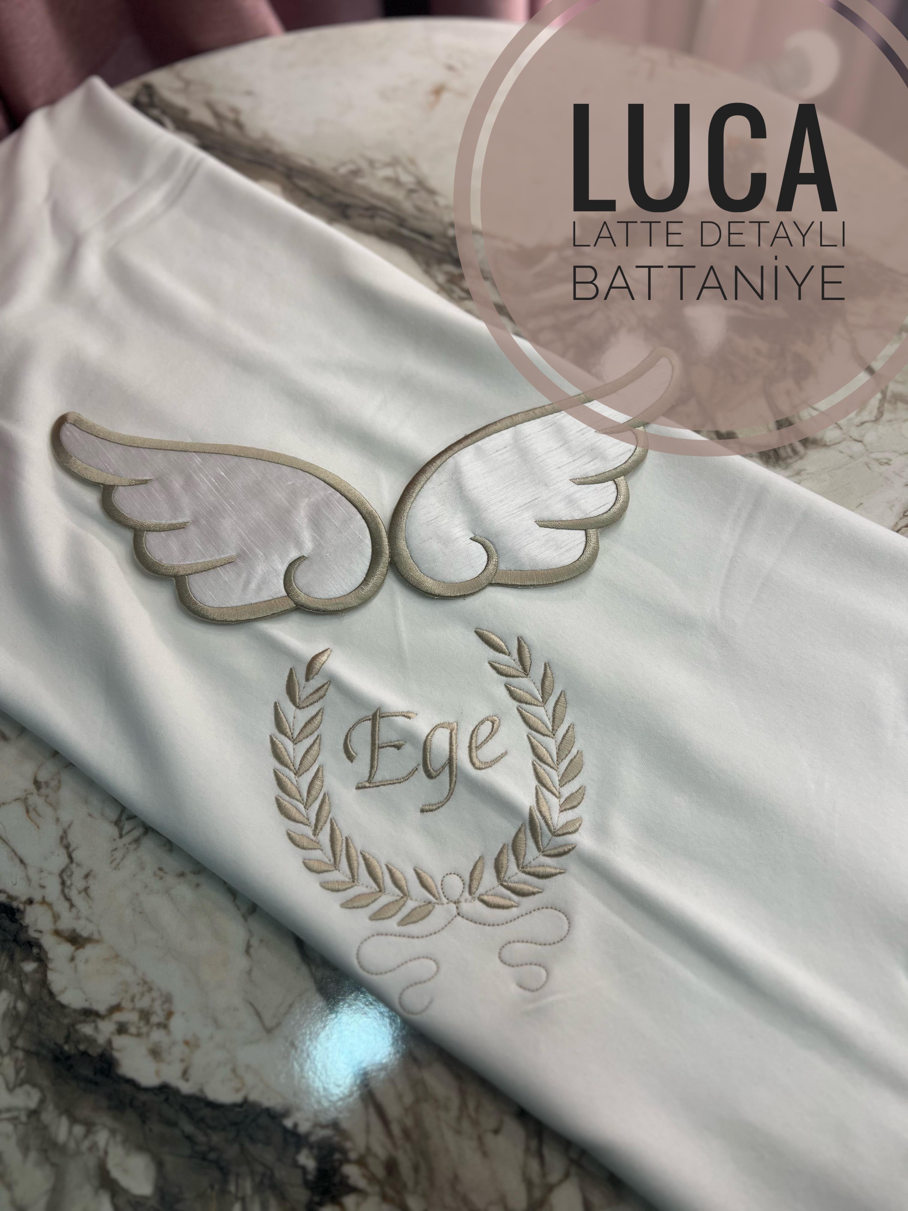 Luca Nakışlı Melek Kanatlı Battaniye