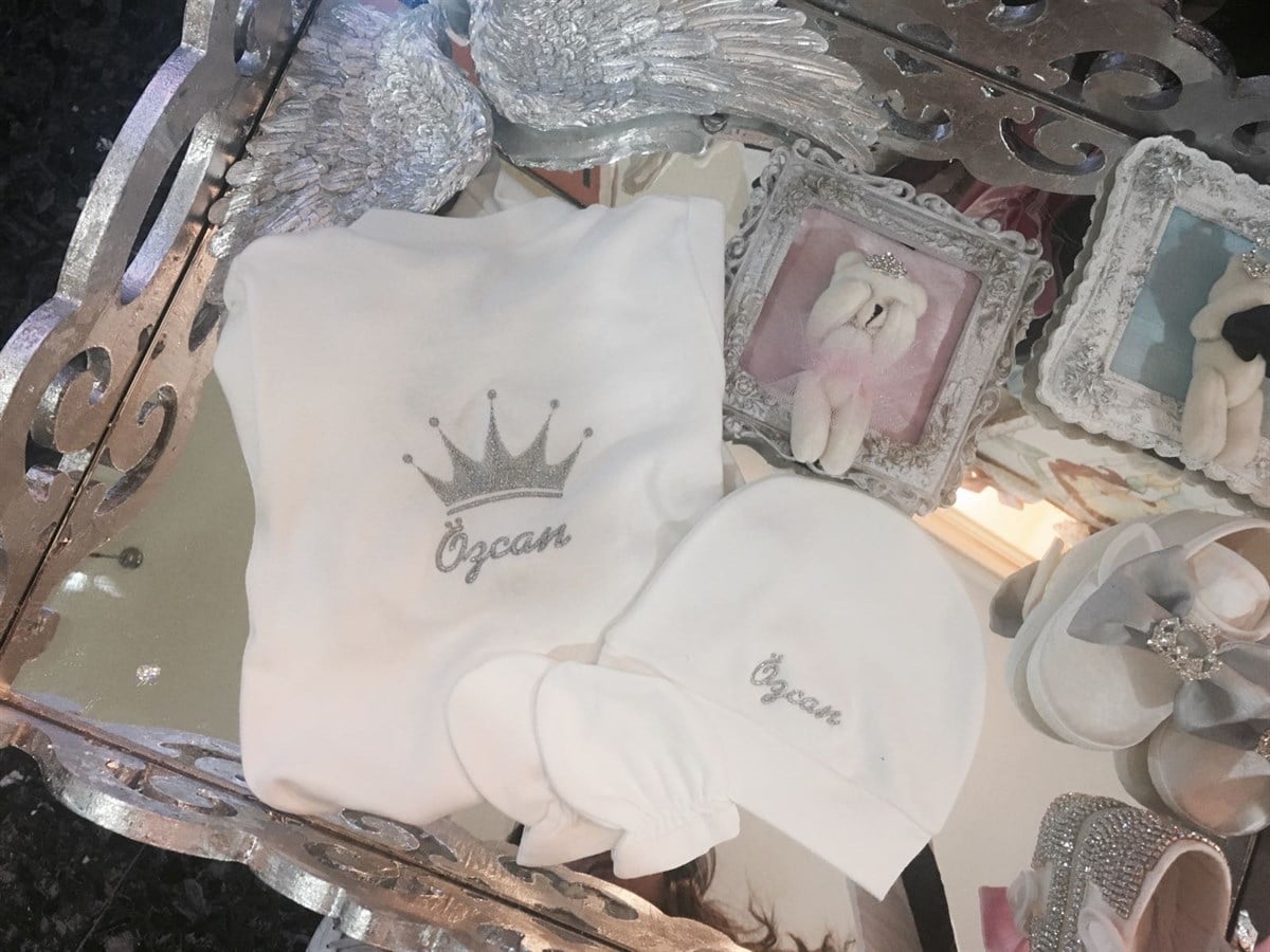 Monaco Nakışlı Bebek Tulum