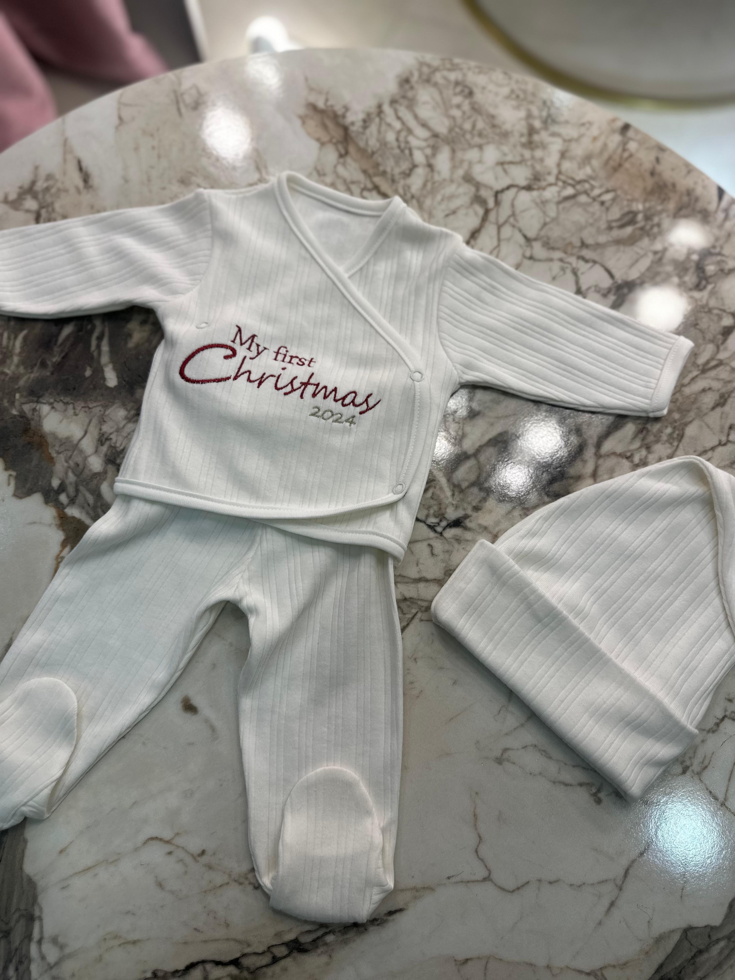 My First Christmas 2 li Yılbaşı Eşortman Takımı