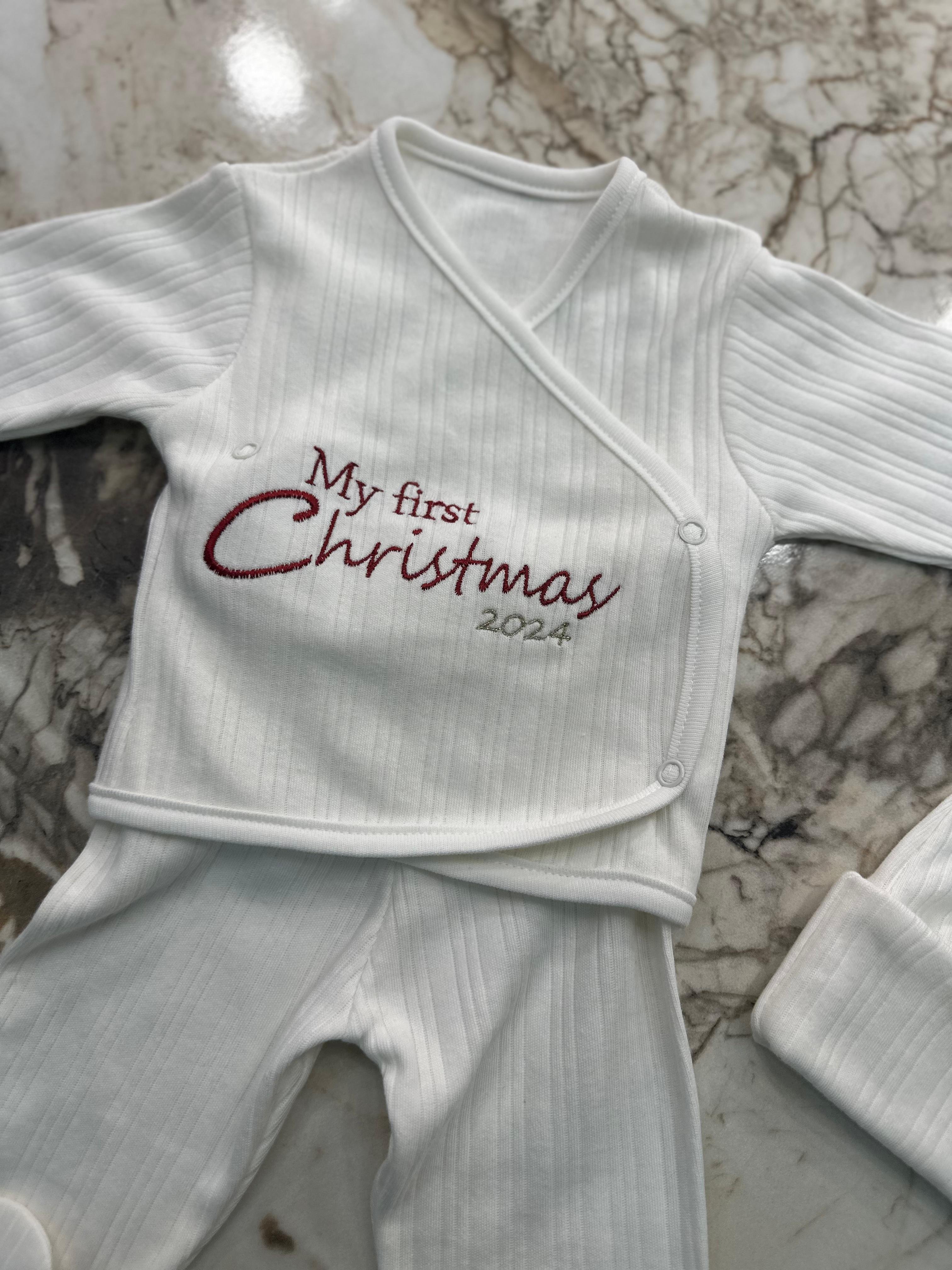 My First Christmas 2 li Yılbaşı Eşortman Takımı