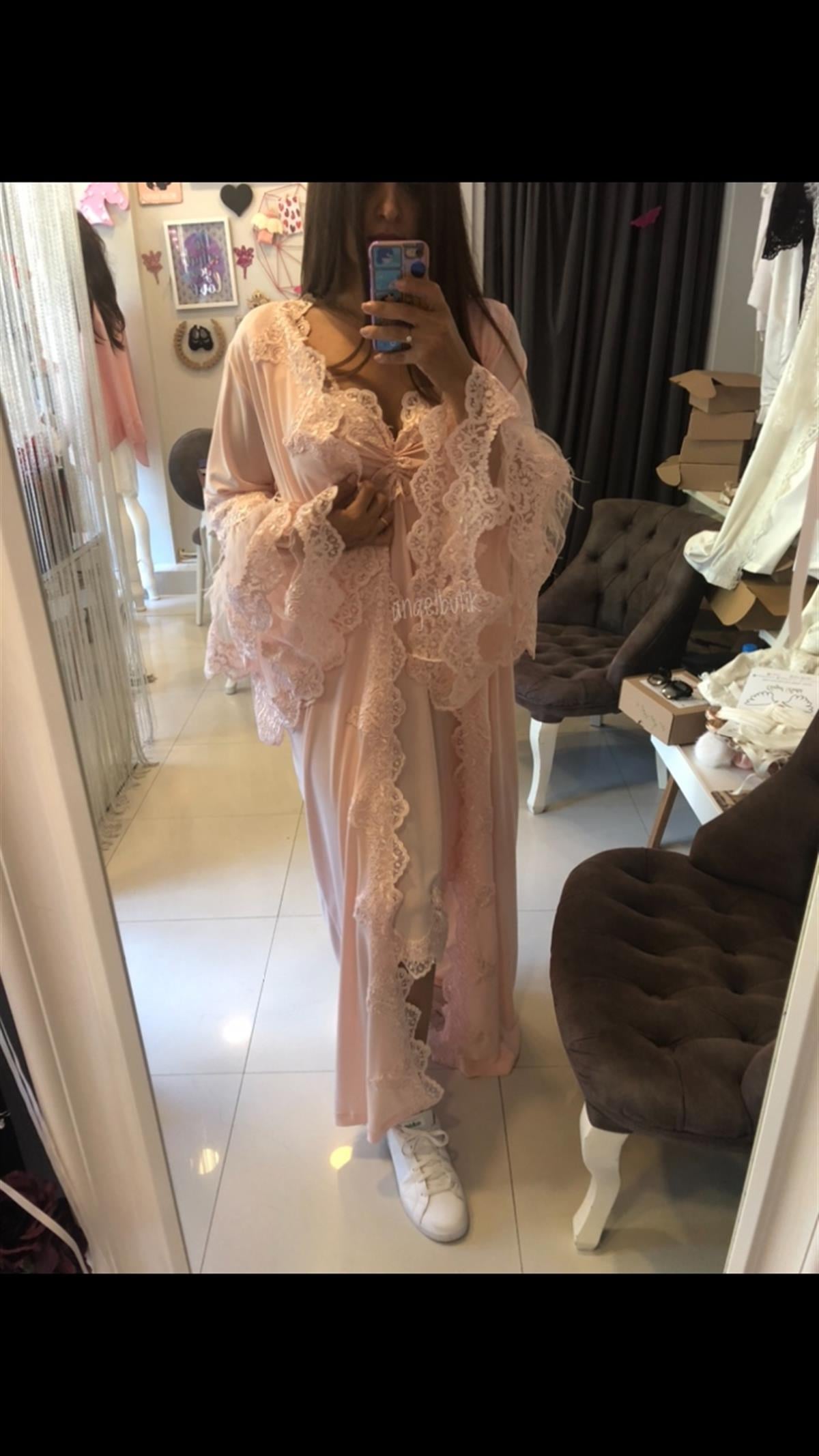 Özel Dikim Diva Lohusa Gecelik ve Sabahlığı