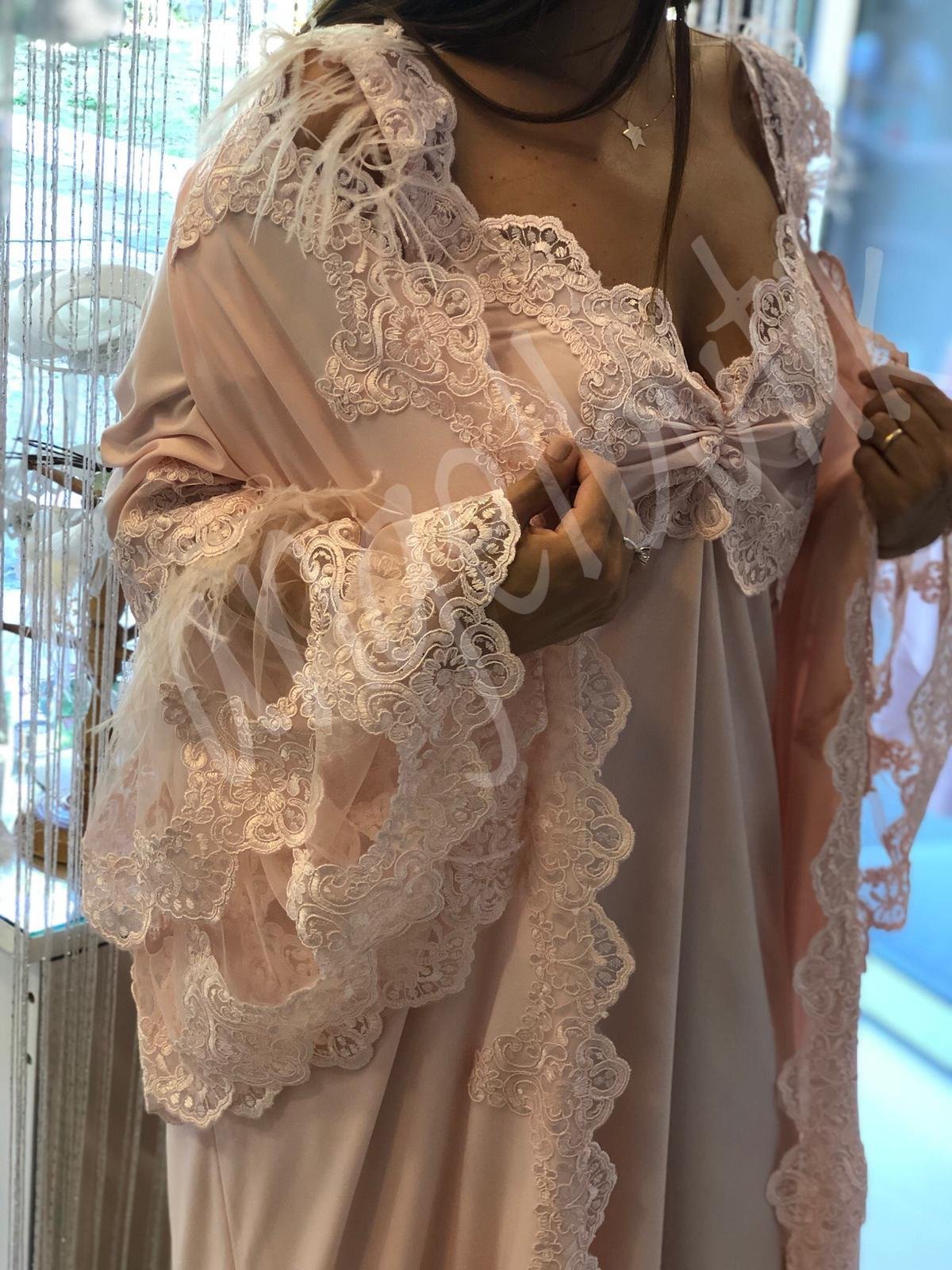 Özel Dikim Diva Lohusa Gecelik ve Sabahlığı