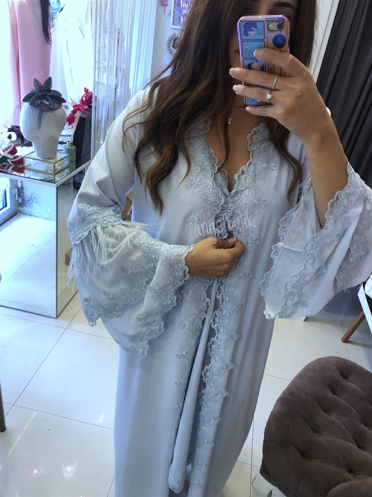 Özel Dikim Diva Lohusa Gecelik ve Sabahlığı