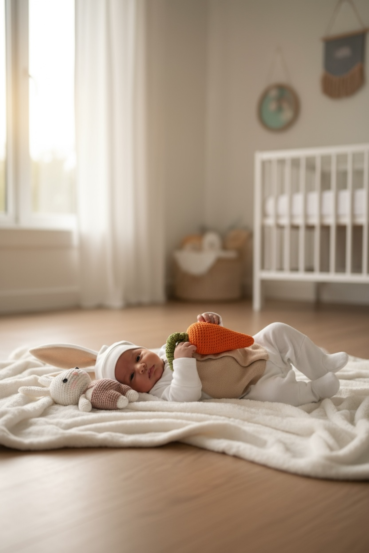 Rabbit ve Tavşan Bebek Tulum Seti 