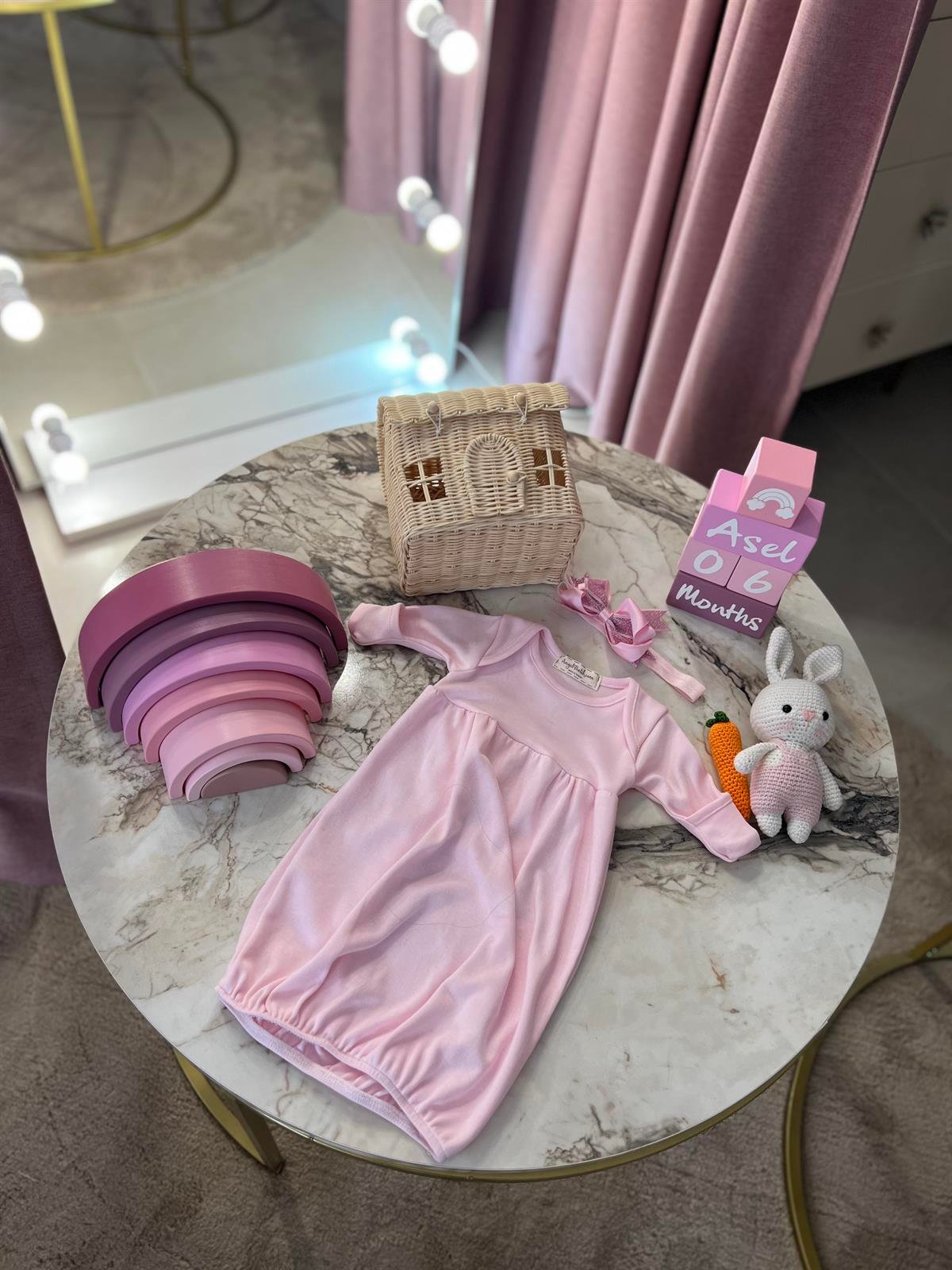 Rattan Ev Bebek Odası Sepeti M