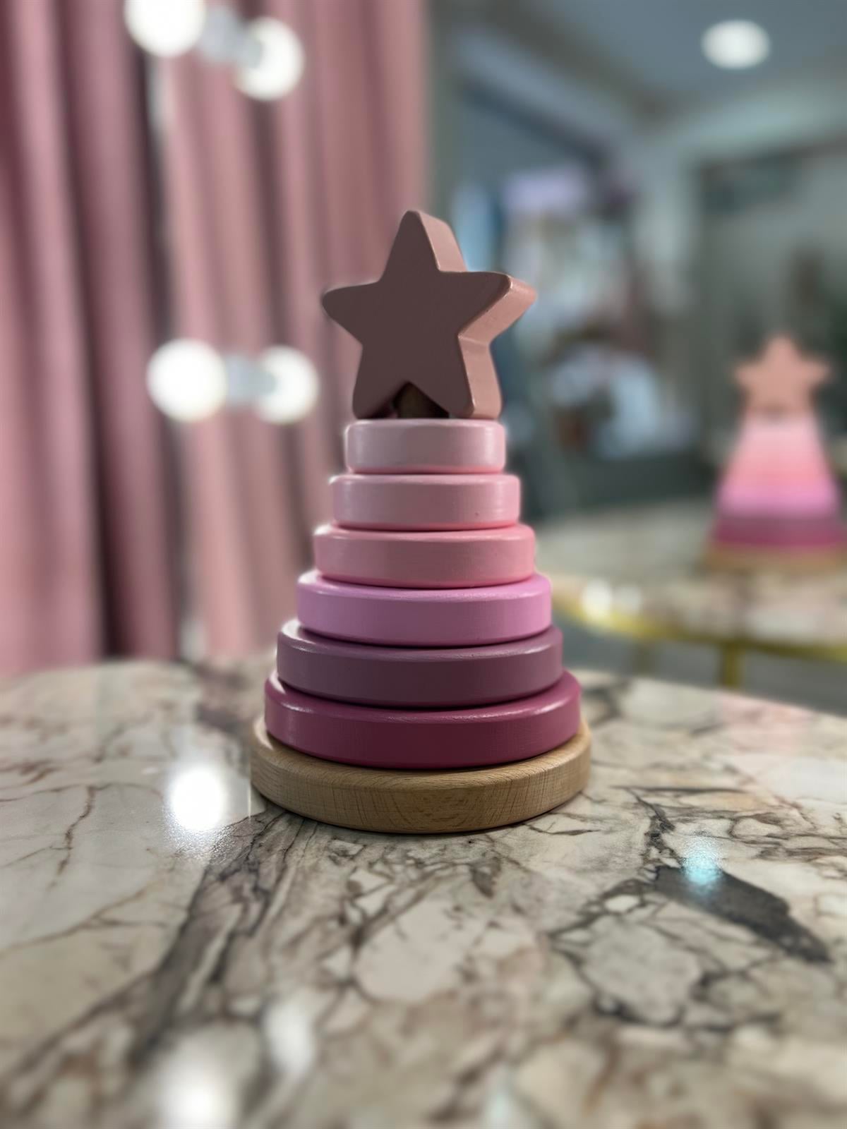 Star Tower Ahşap Oyuncak