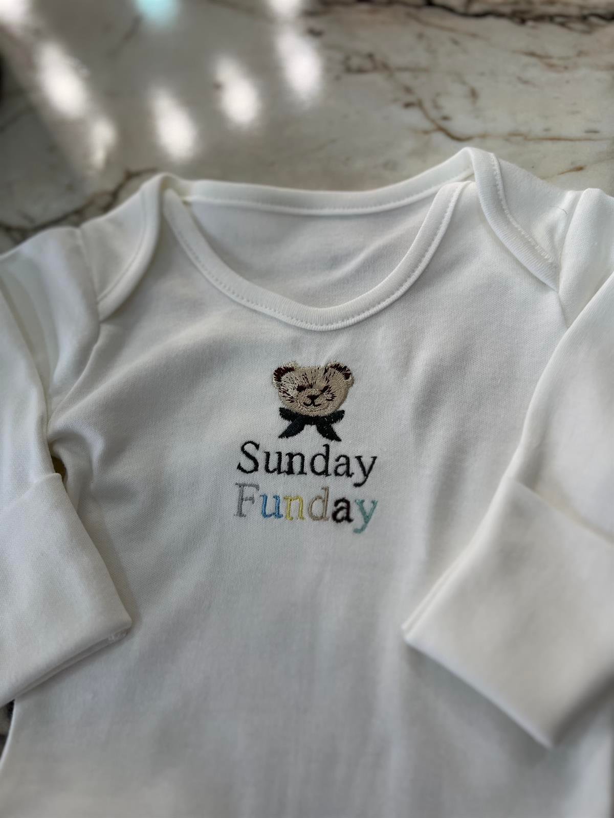 Sunday Funday Kendinden Eldivenli Body / Zıbın