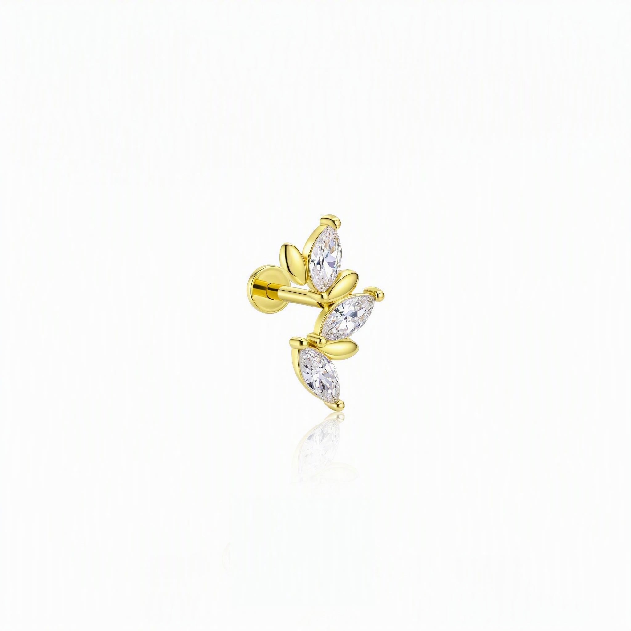 14 Ayar Altın Tragus Piercing